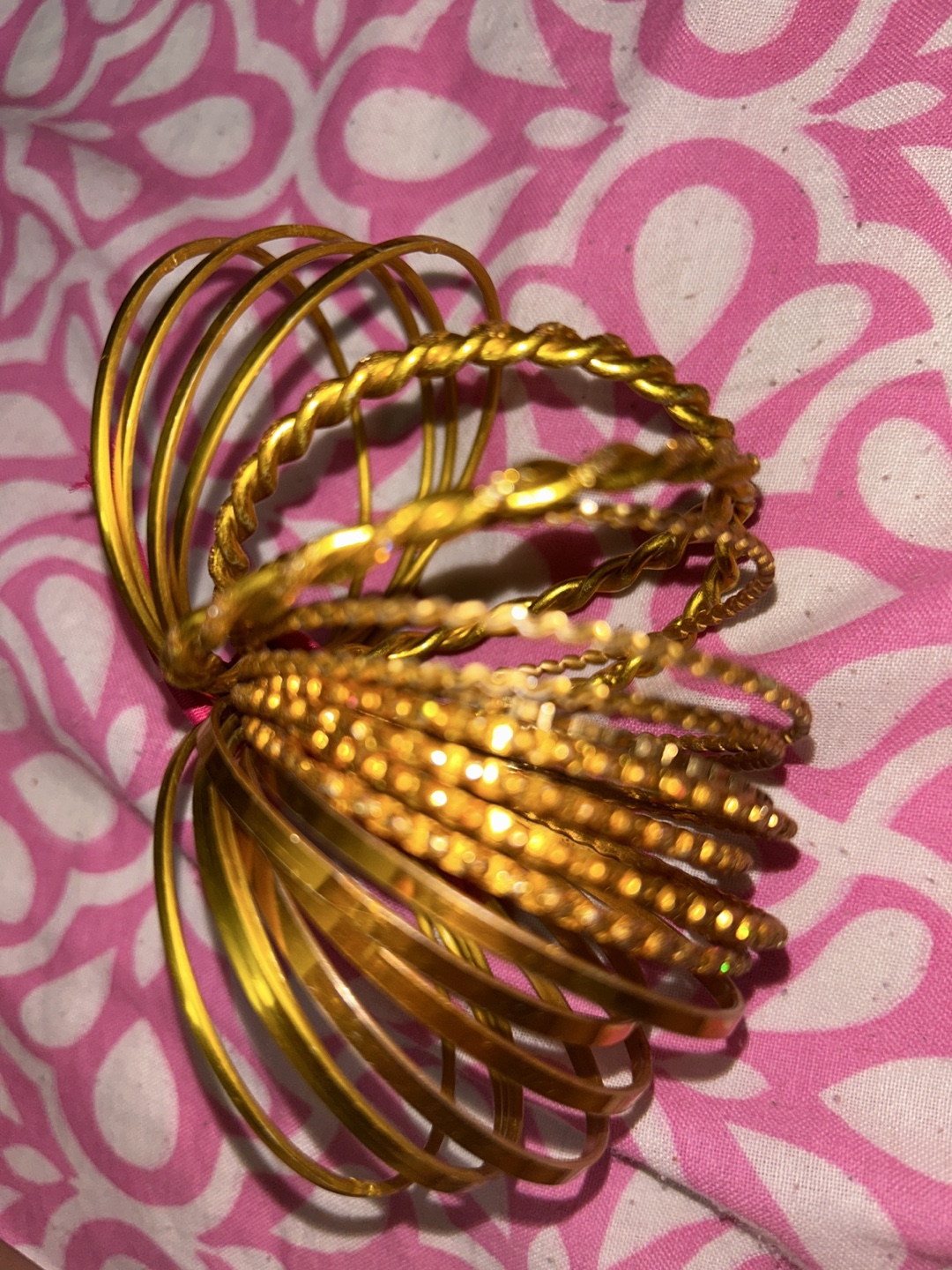 Gold Bangles Set - photo 2