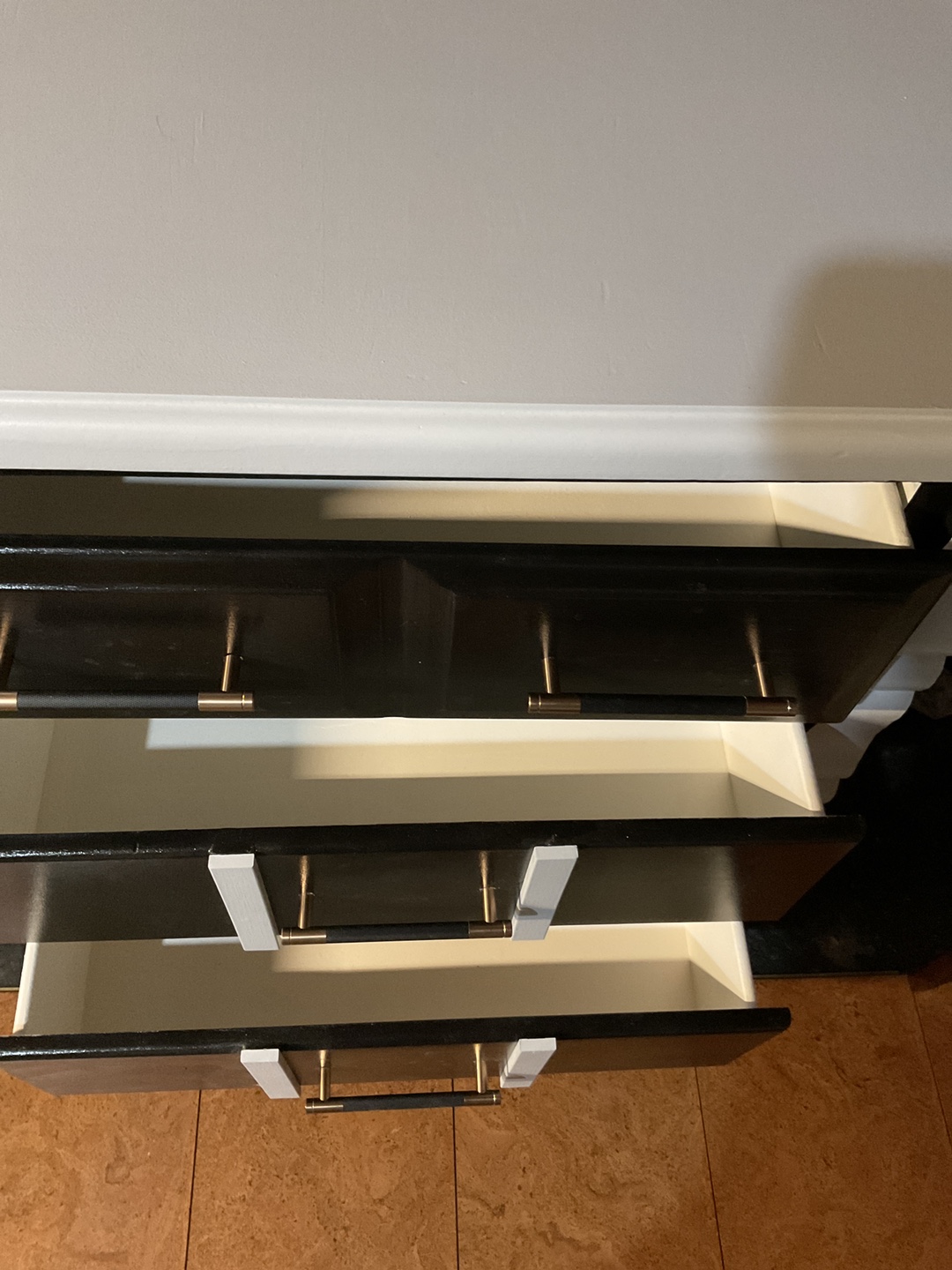 Black & Grey 4-Drawer Dresser - photo 4