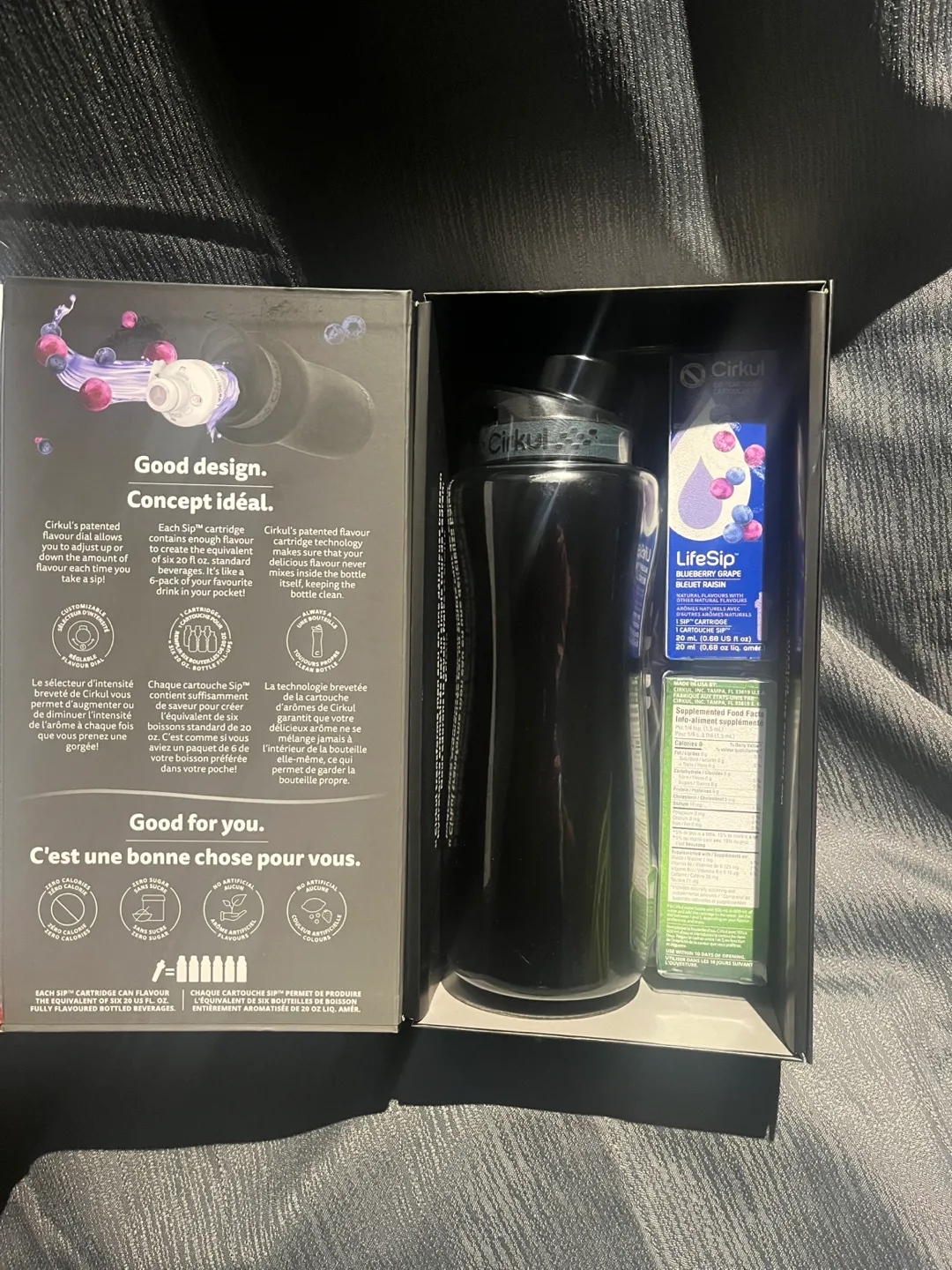 New Cirkul Water Bottle with 2 Sip Cartridges image indicator(2)