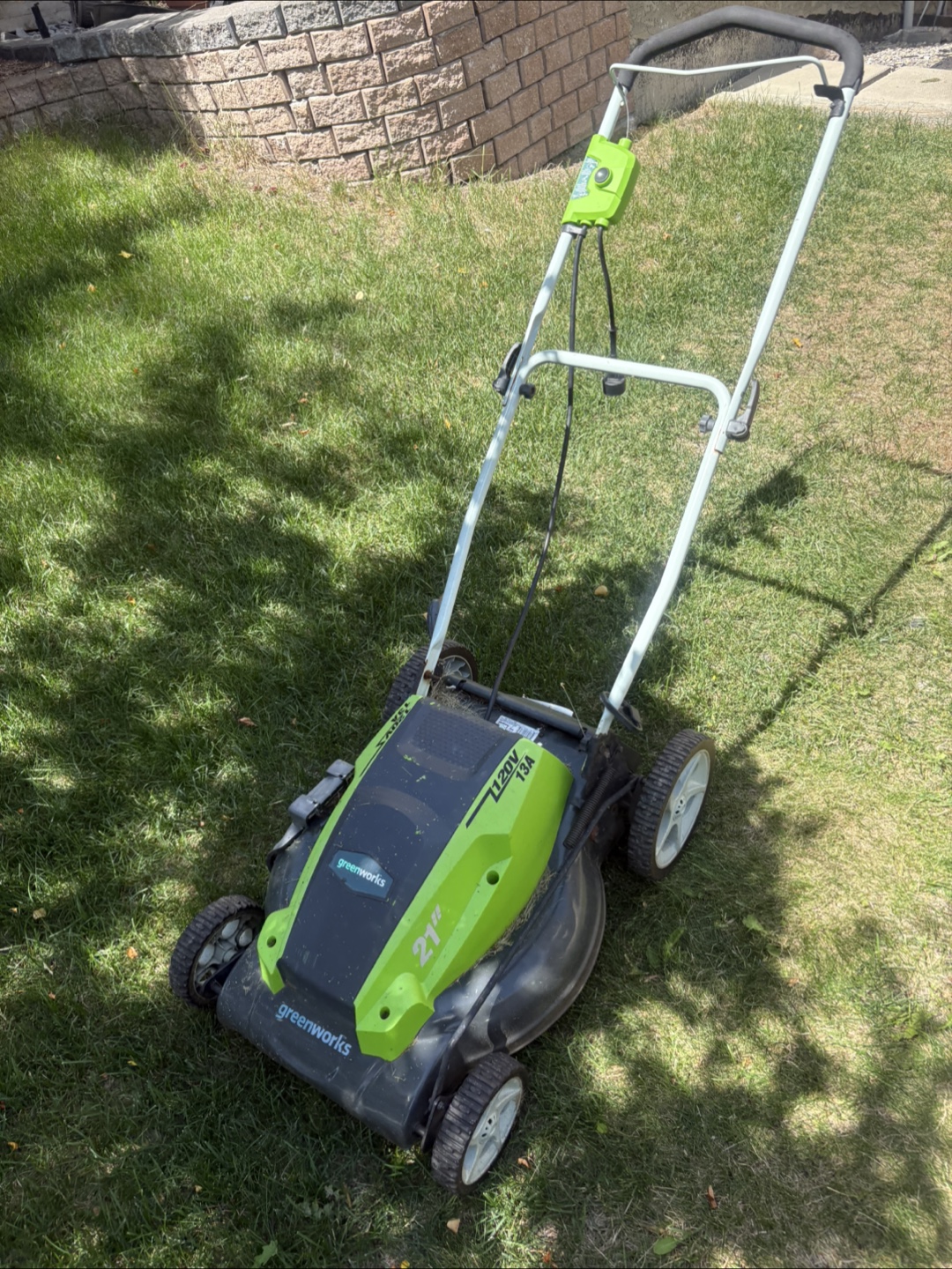 Greenworks 21" Electric Lawn Mower