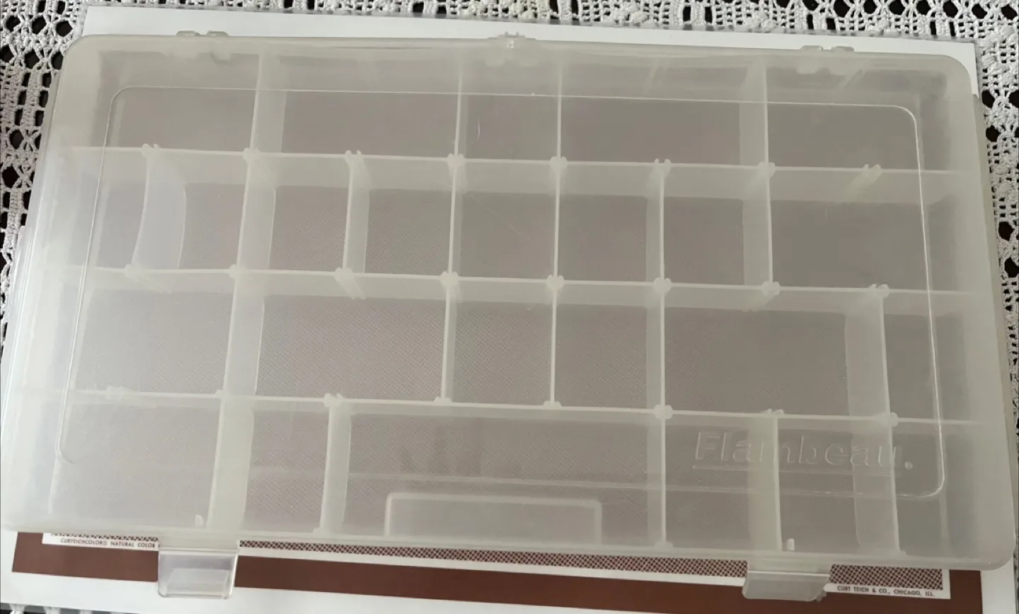 Clear Plastic Storage Box -New - 2 available image indicator(3)