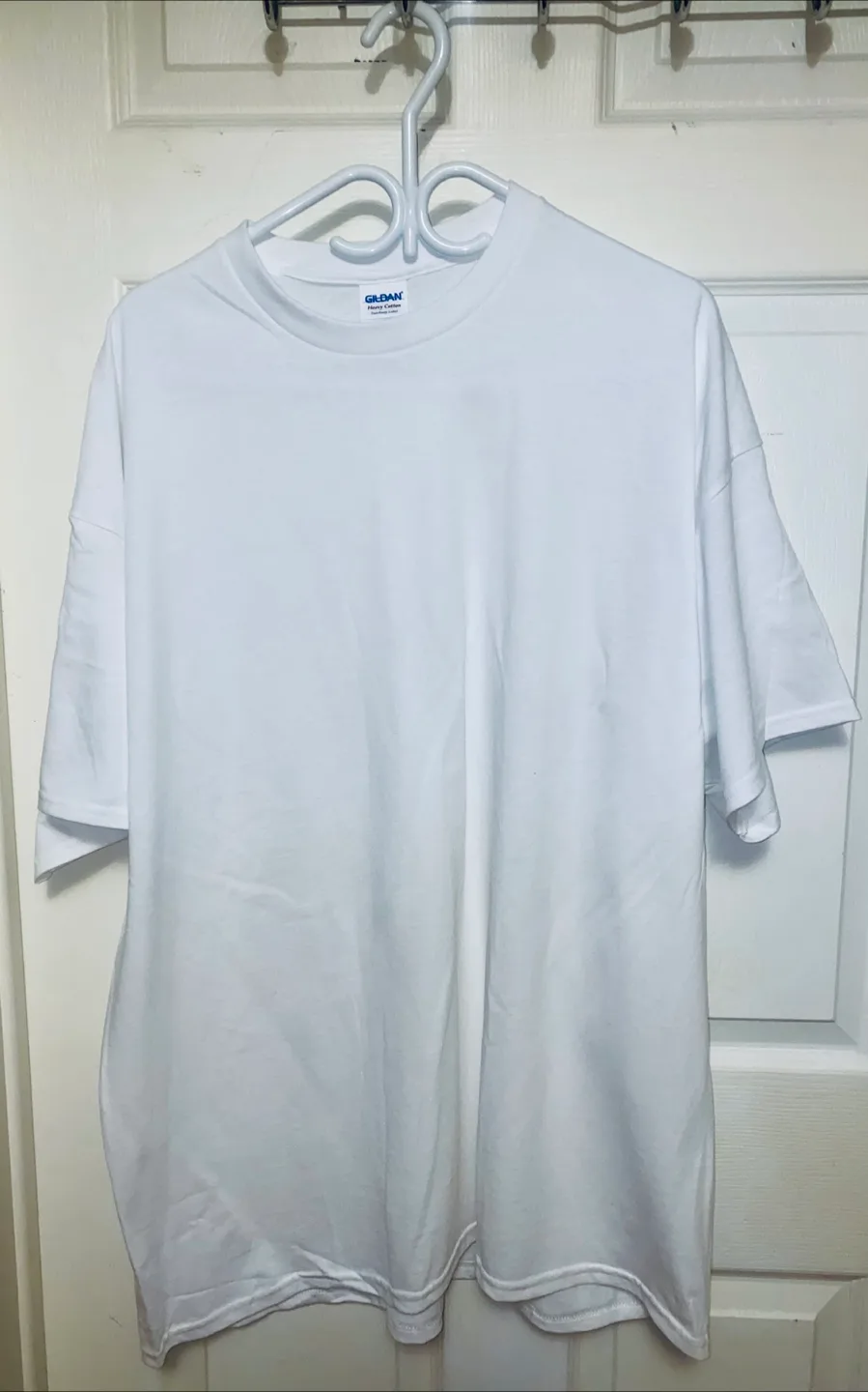 Gildan Heavy Cotton White T-Shirt - 2XL thumbnail
