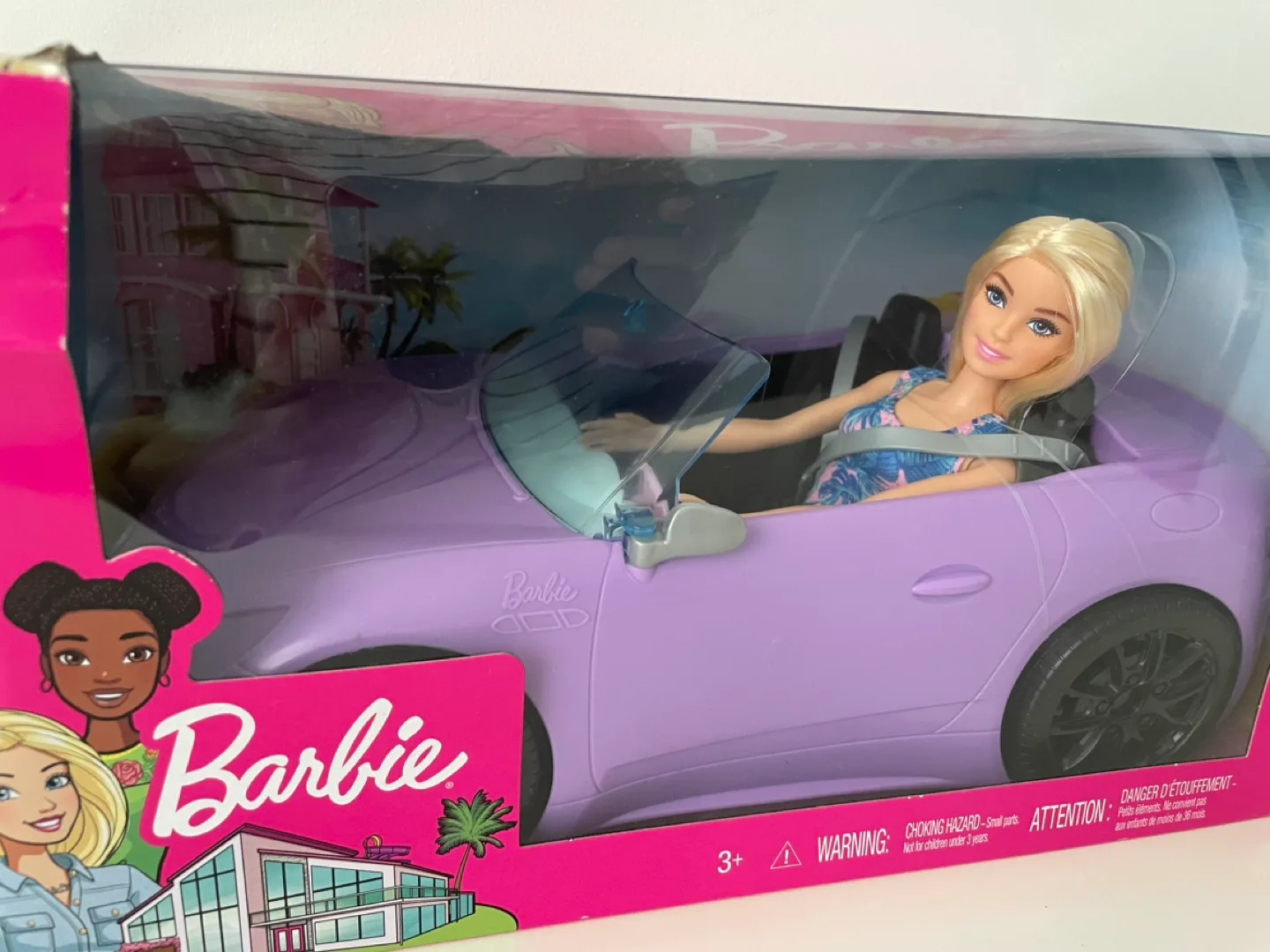 Barbie Convertible Car & Doll - New in Box! thumbnail