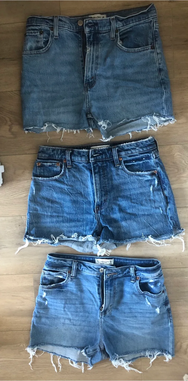 Abercrombie & Fitch Denim Shorts Bundle - Sizes 27-29 thumbnail