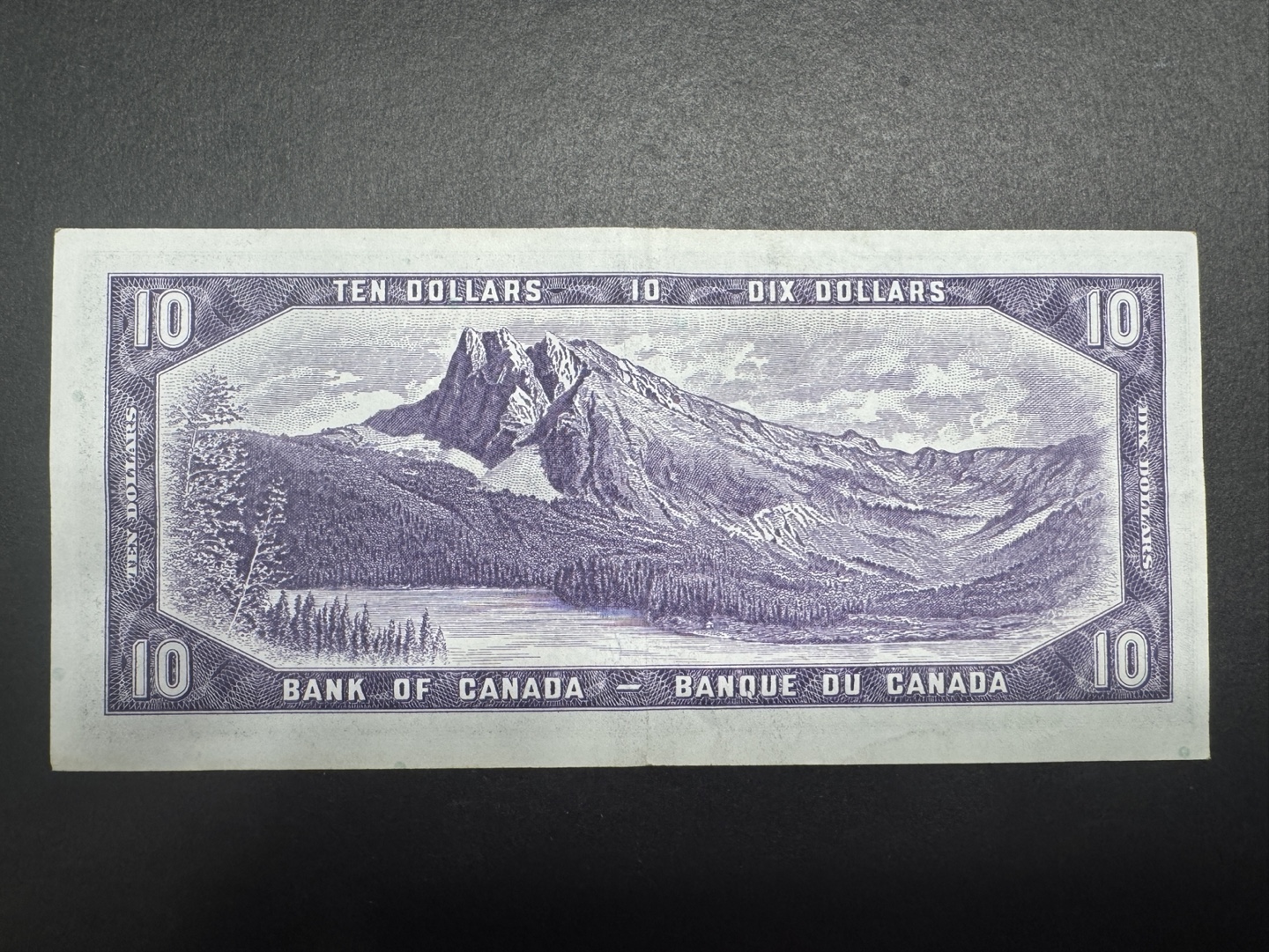 1954 Canadian $10 bill - photo 3