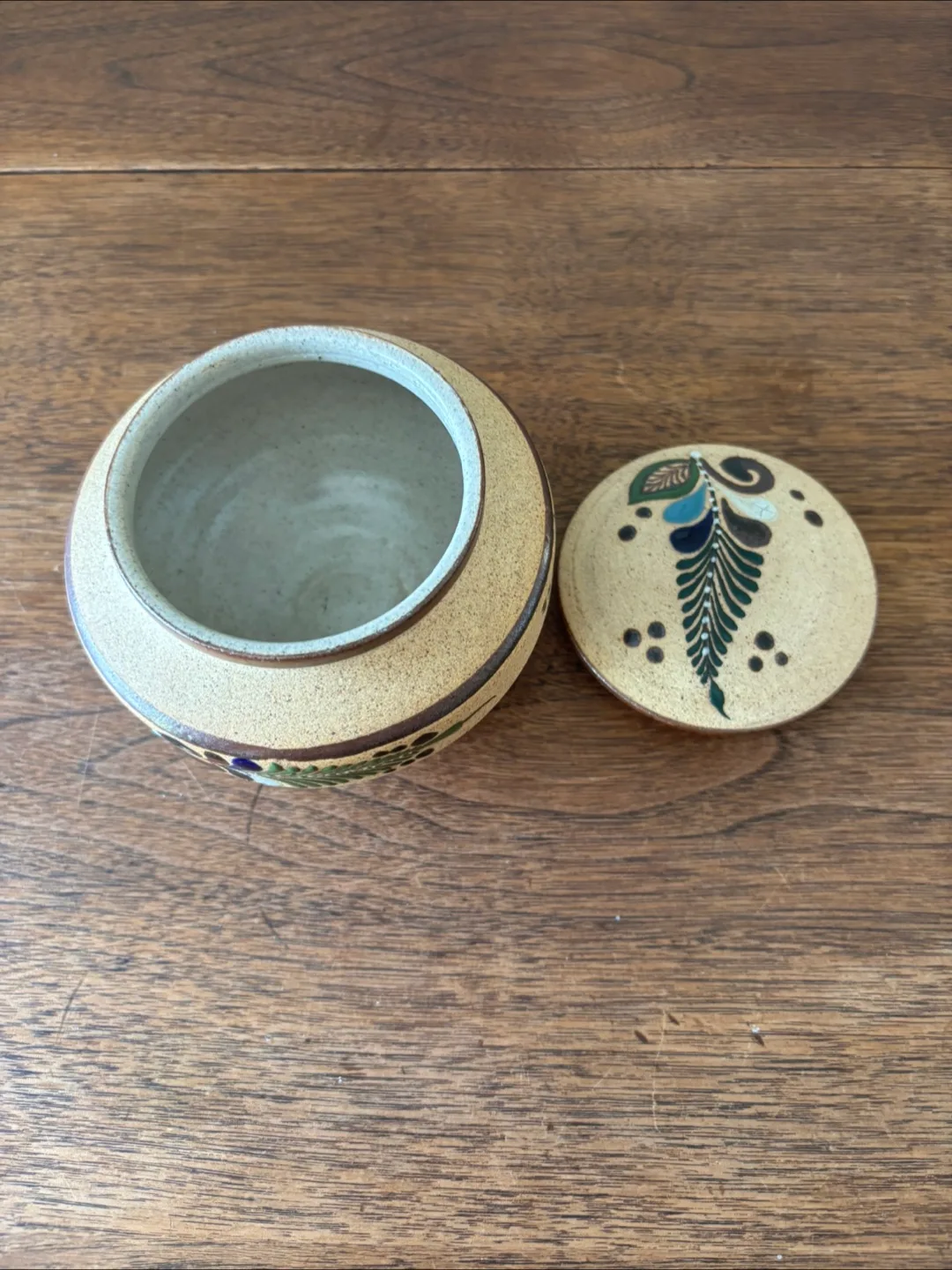 Mexican Pottery Trinket Container image indicator(3)