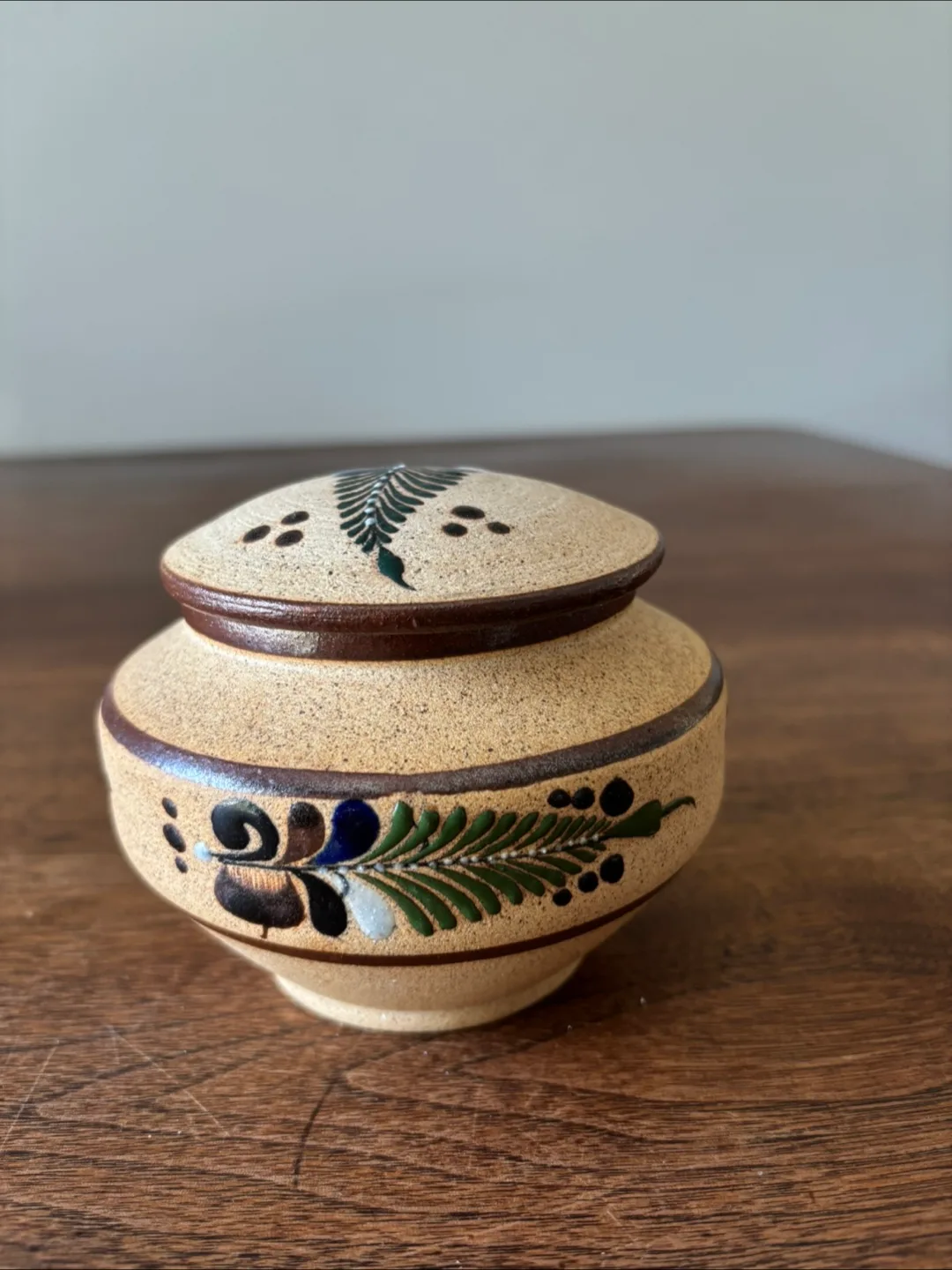 Mexican Pottery Trinket Container image indicator(2)