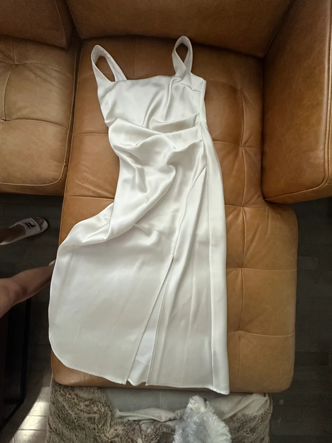 White Slip Dress - S thumbnail