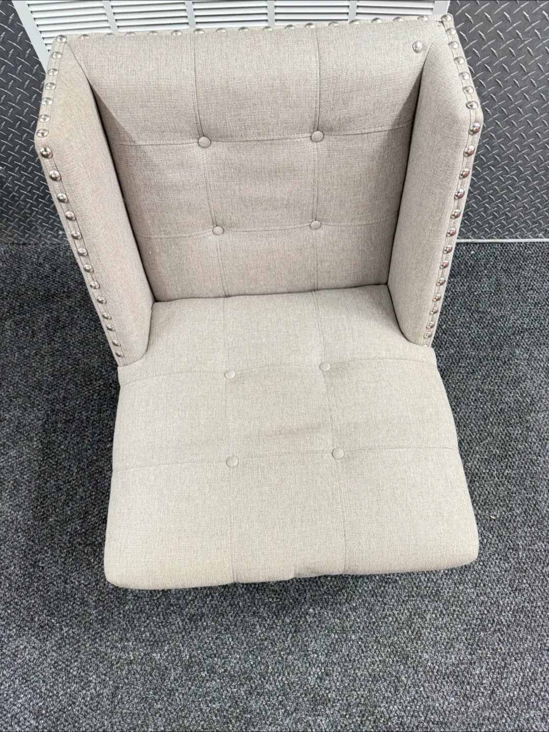 Beige Accent Chair thumbnail