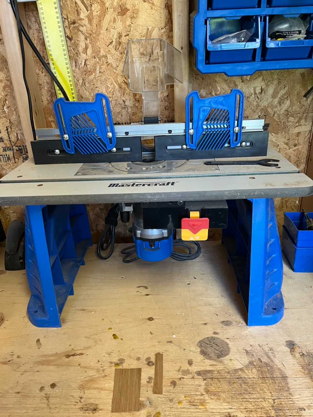 Mastercraft Router Table w/ router & router bits thumbnail