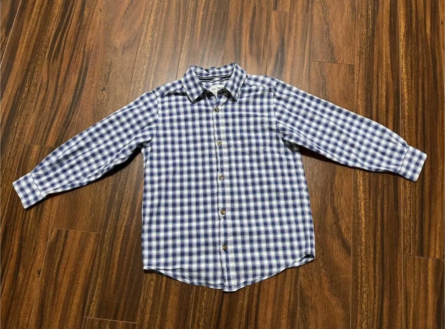 Children’s Place boys plaid shirt (size 7/8) thumbnail