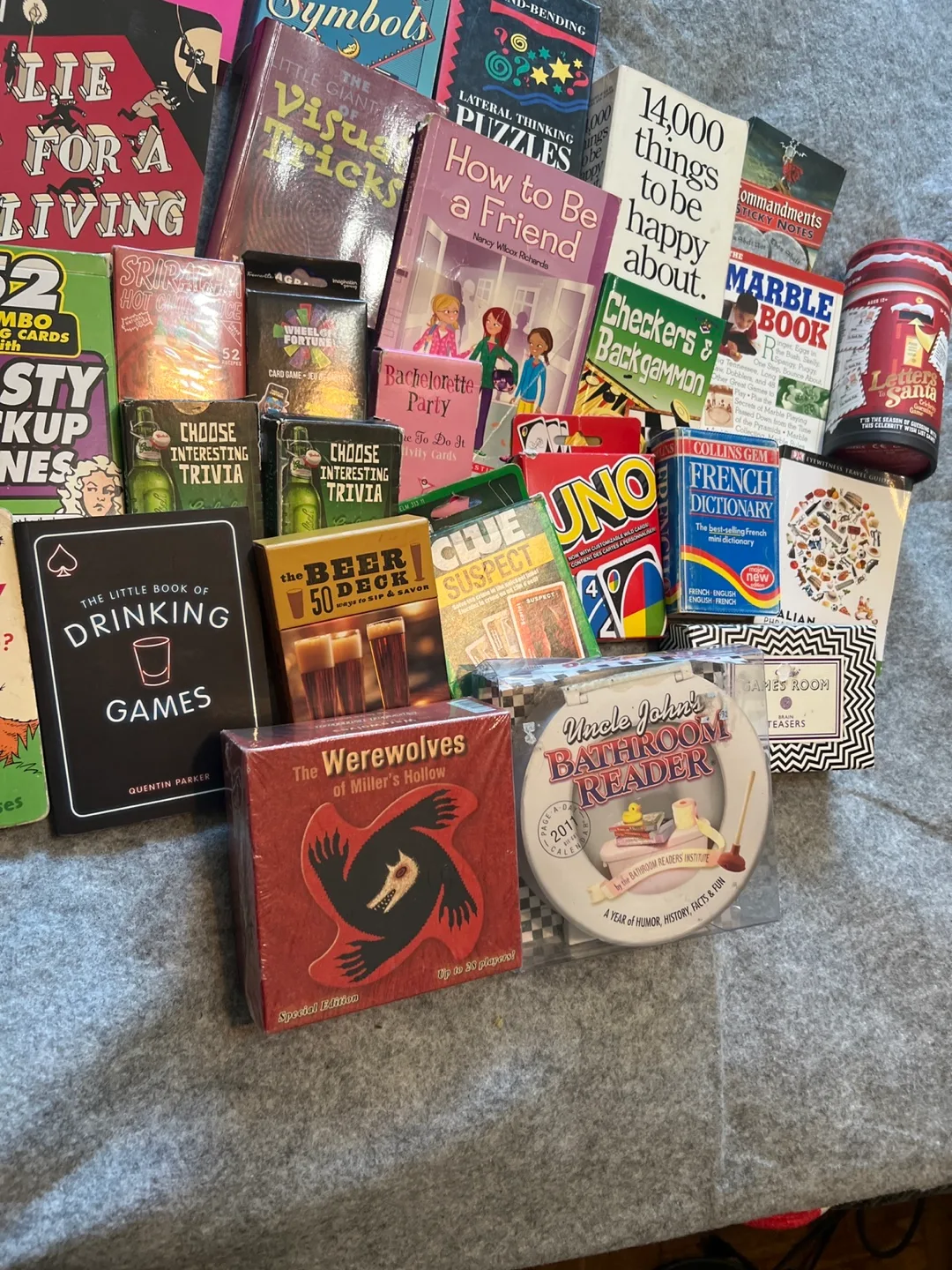 Mixed Lot of  MINI Books and Games image indicator(4)