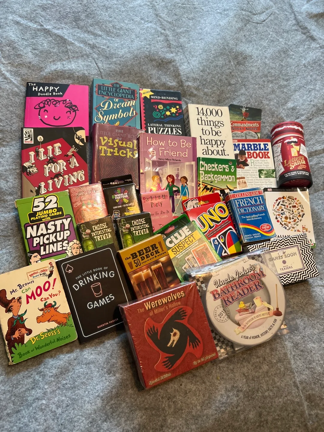 Mixed Lot of  MINI Books and Games thumbnail