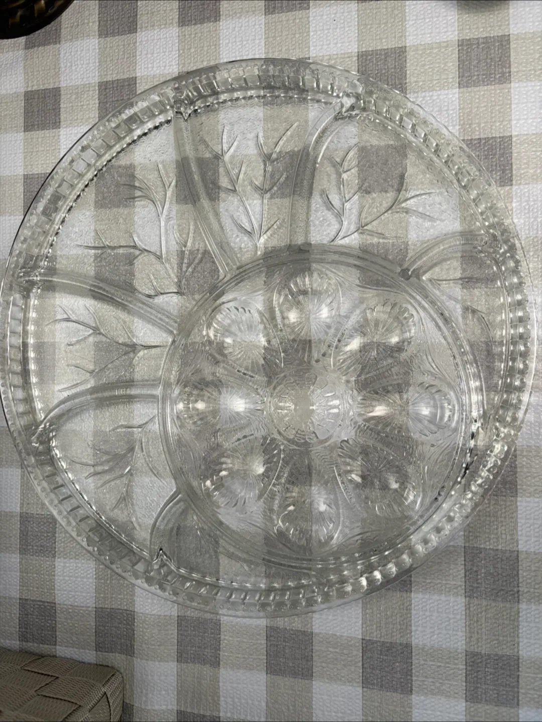 Clear Glass Serving Platter thumbnail