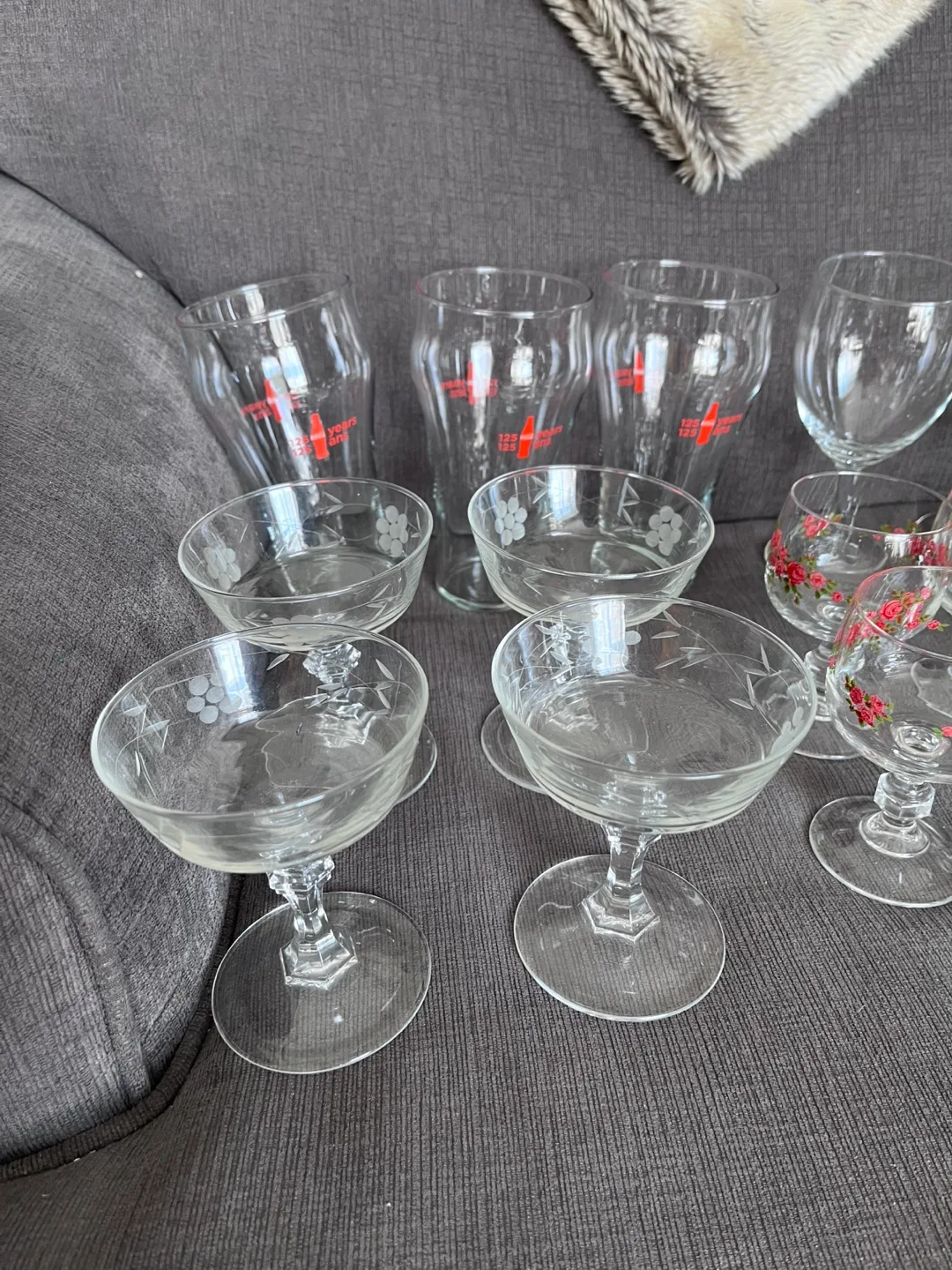 Mixed Set of Decorative Stemware image indicator(3)