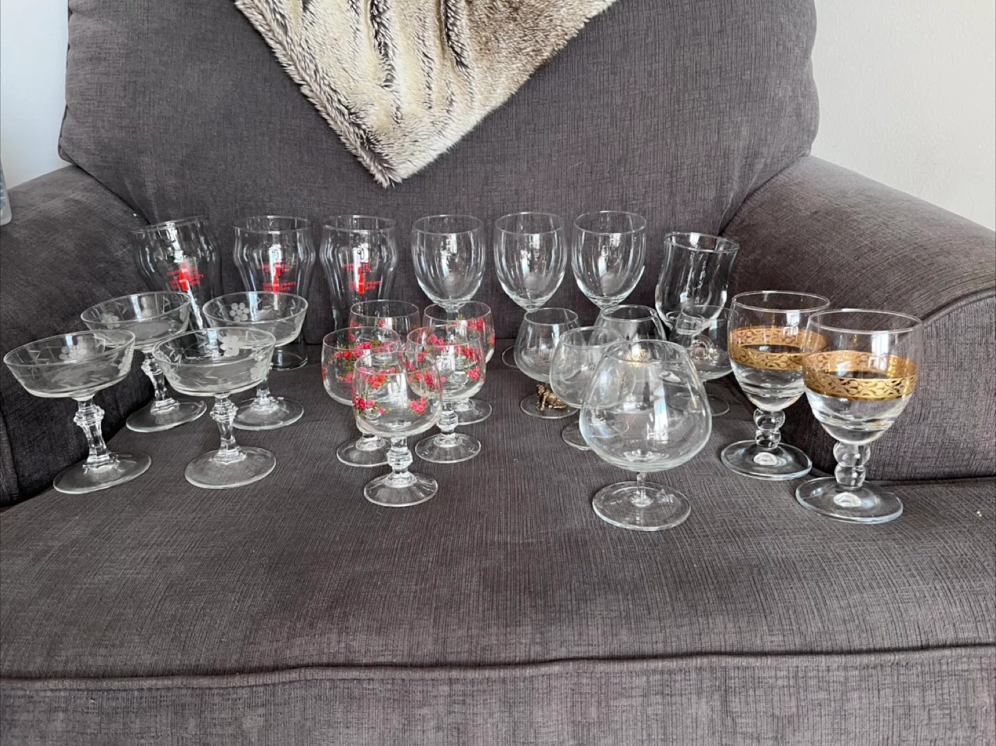 Mixed Set of Decorative Stemware thumbnail