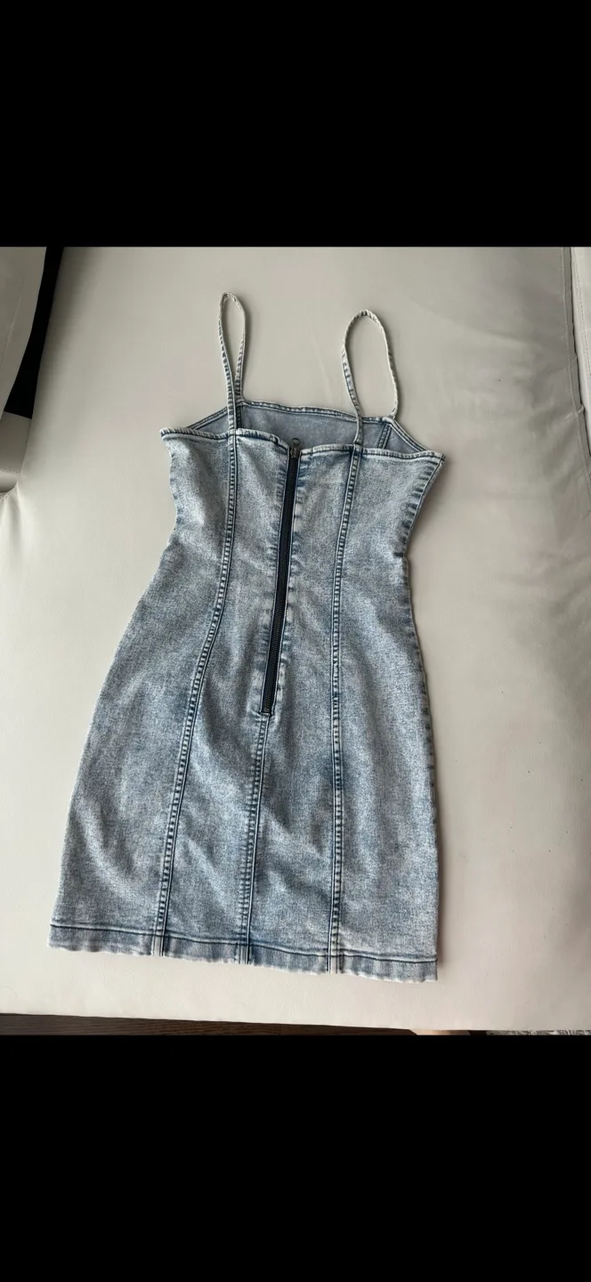 Denim Mini Dress image indicator(2)