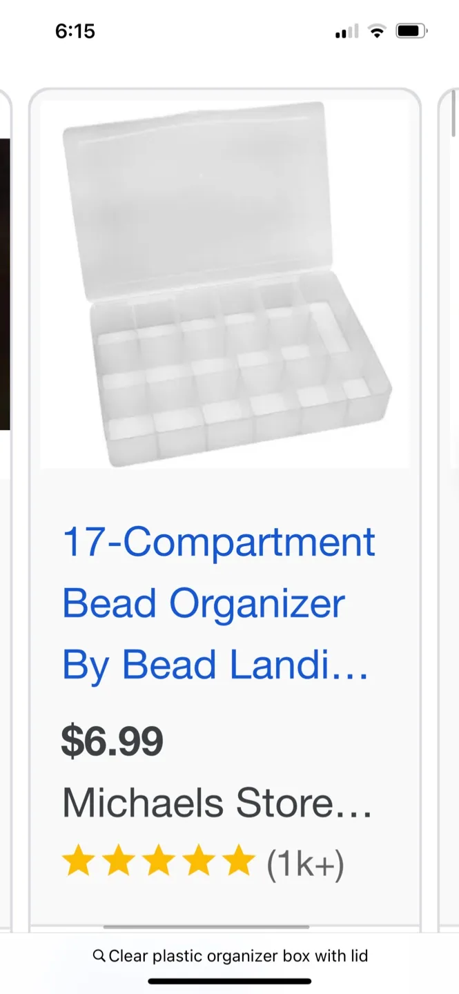 Clear Plastic Storage Box -New - 2 available image indicator(4)