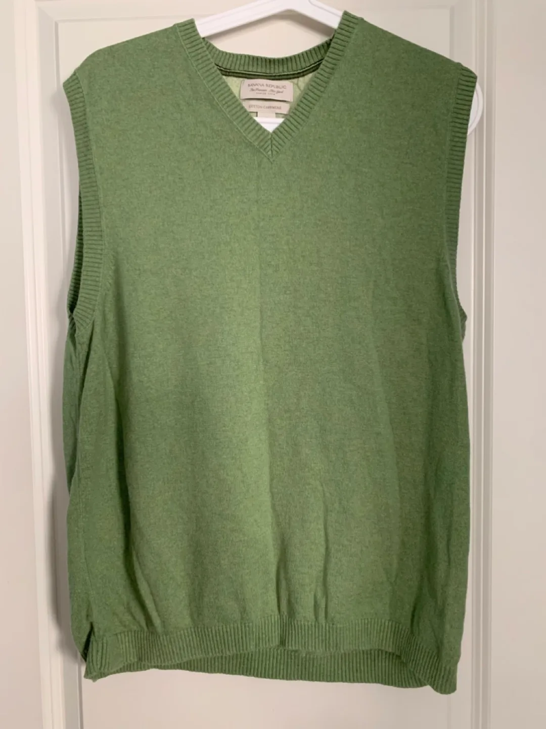 Banana Republic Cotton Cashmere Vest - Size M thumbnail