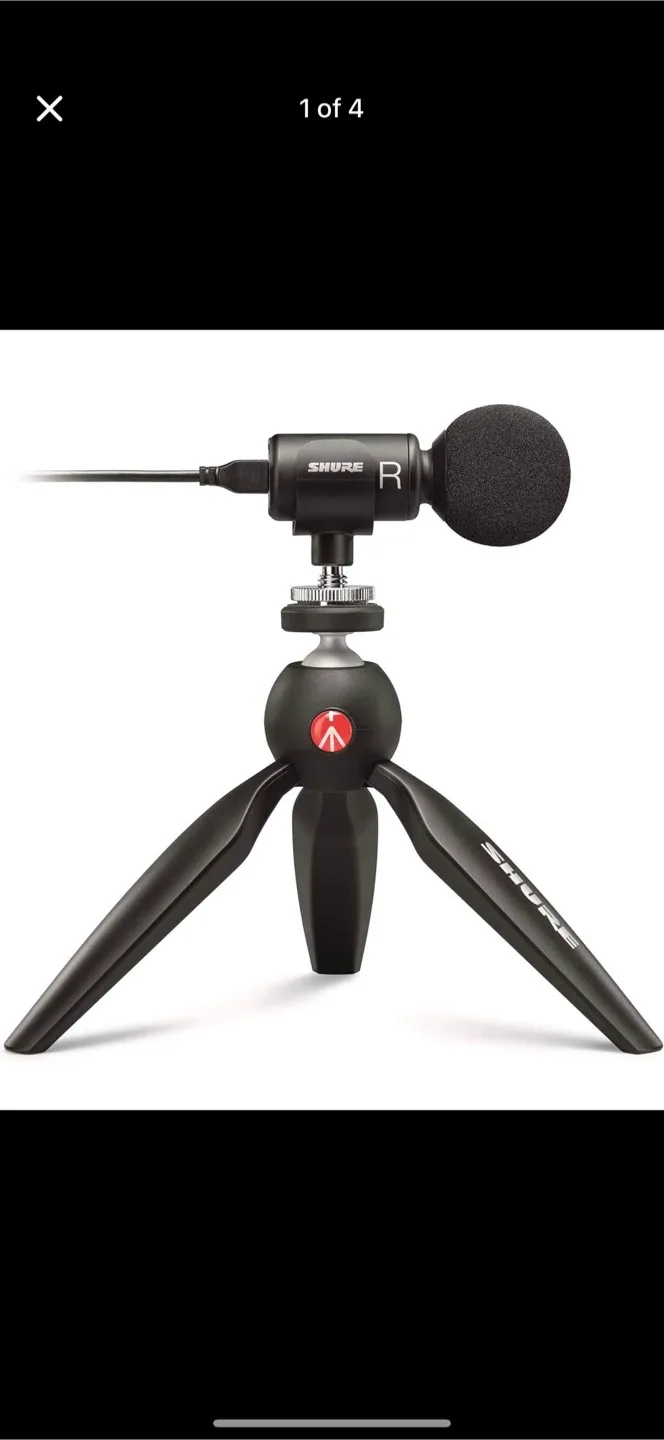 Shure MV88+ Video Kit with Manfrotto PIXI Tripod image indicator(4)