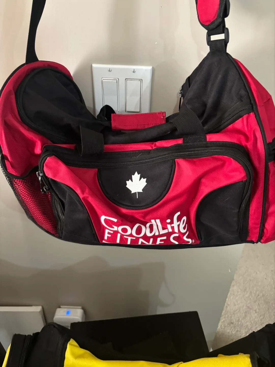 GoodLife Fitness Red & Black Gym Bag thumbnail