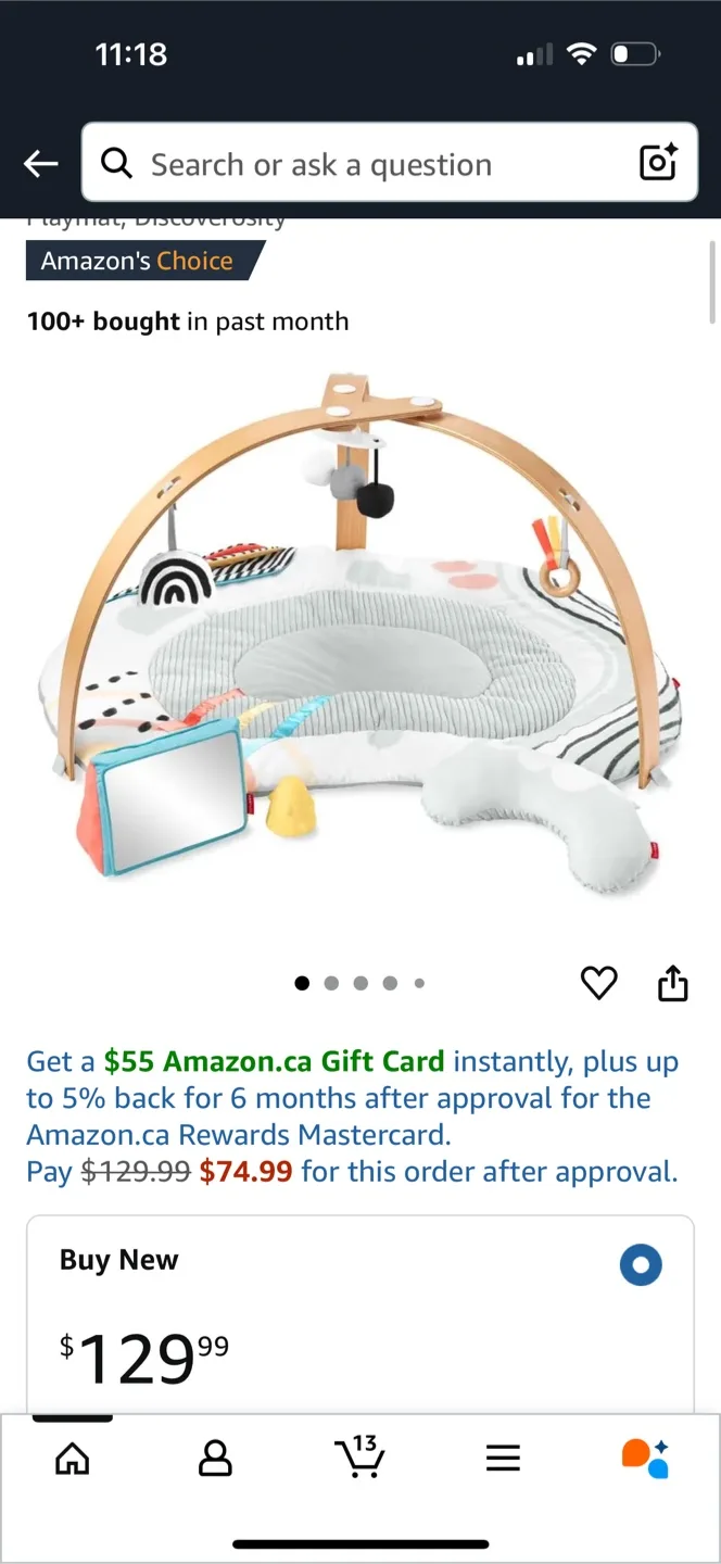 Skip Hop Discoverosity Playmat & Activity Gym thumbnail