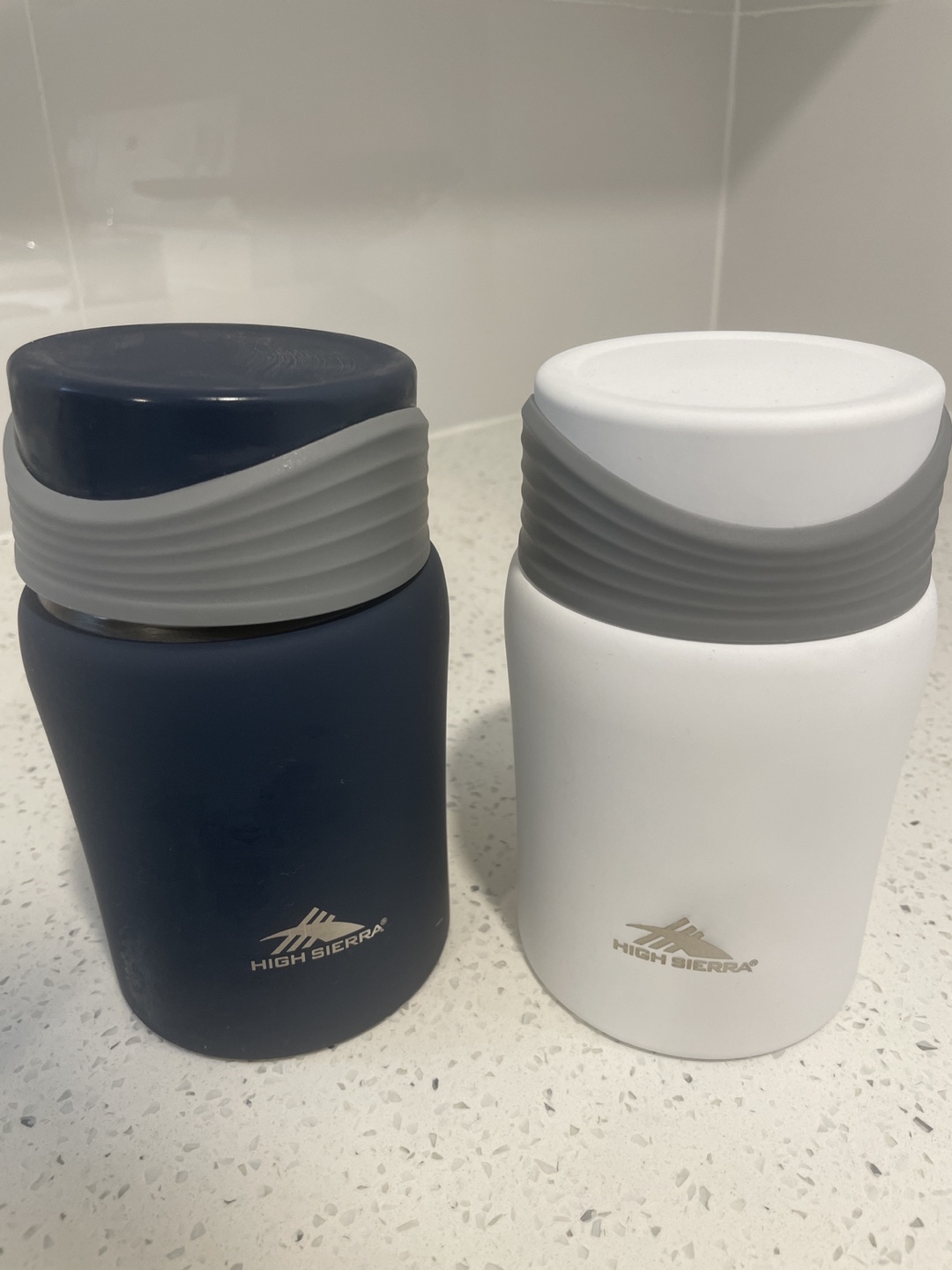 High Sierra Food Jar - Blue & White