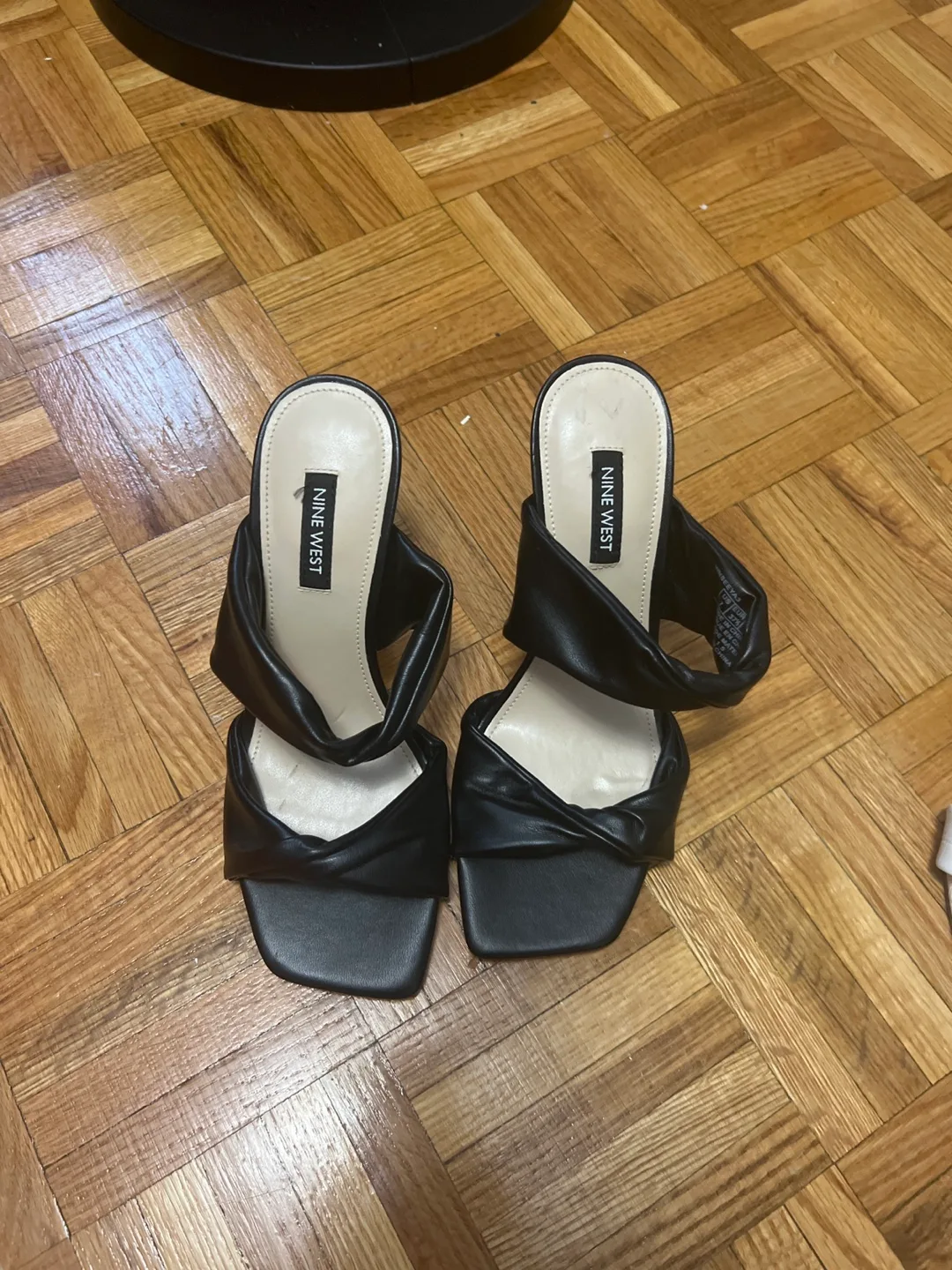 Nine West Black Heels - Size 7M thumbnail