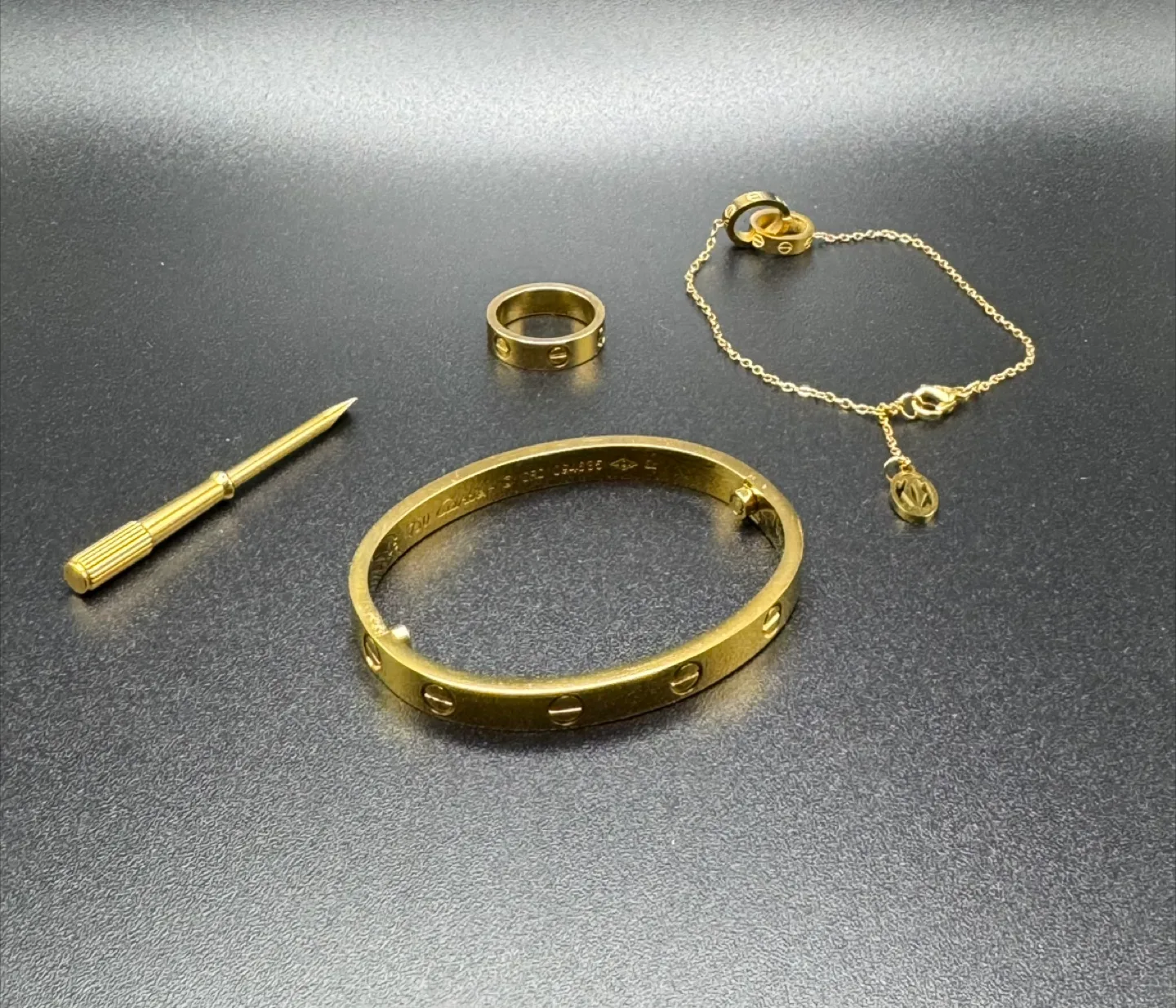 Cartier Love Ring & Bracelet Set thumbnail