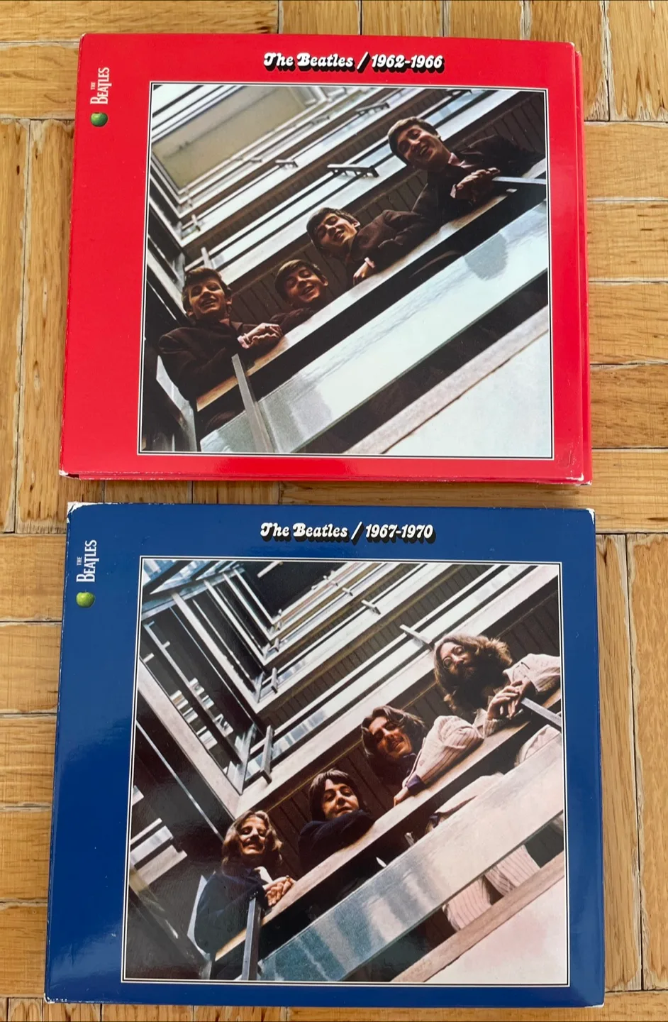 The Beatles Red & Blue Double Albums CDs thumbnail