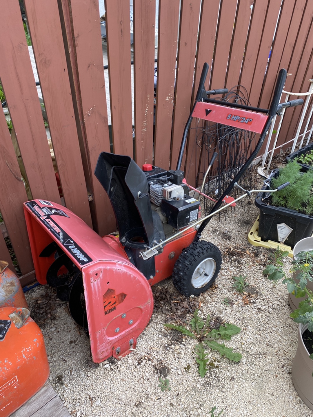 Yard Machines 5 HP 24" Snowblower