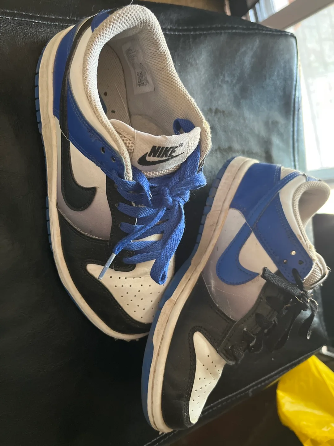 Nike Dunk Low Sneakers - Blue, Black, White image indicator(2)