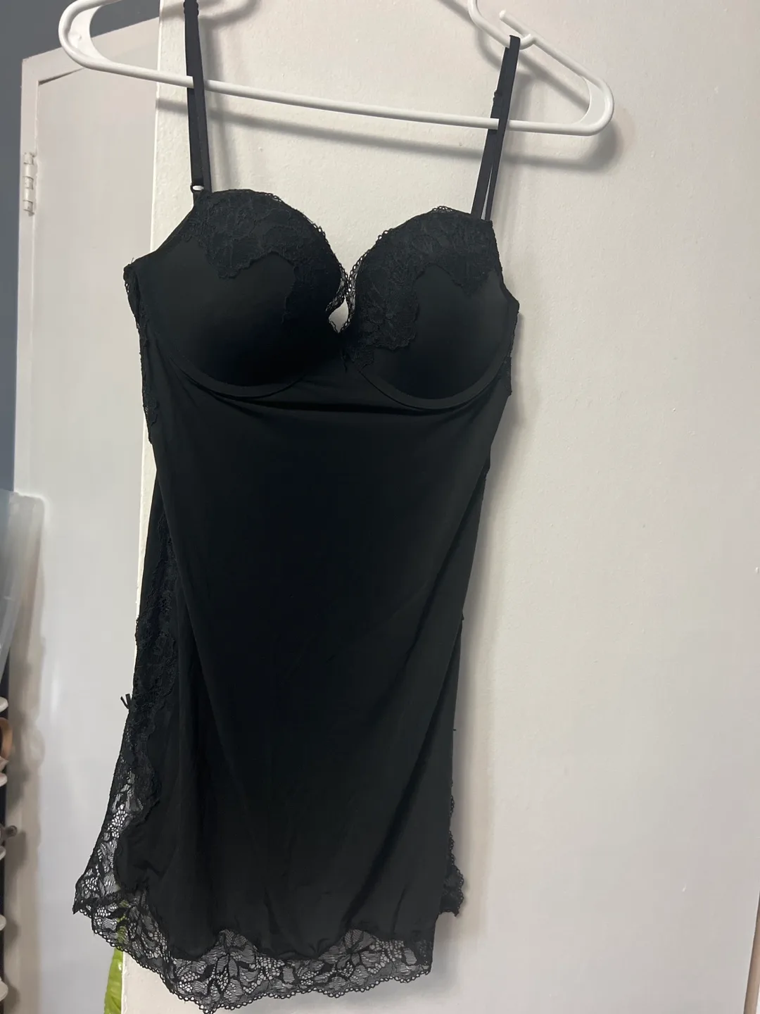 Victoria's Secret Black Lace Cami thumbnail
