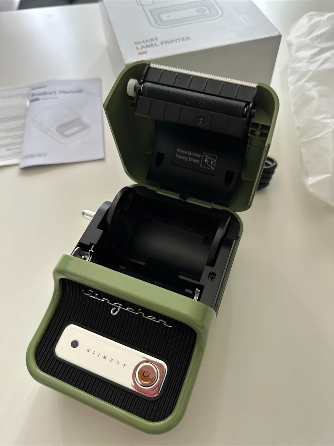 NiiMbot B21S Smart Label Printer - Green 💚 image indicator(4)