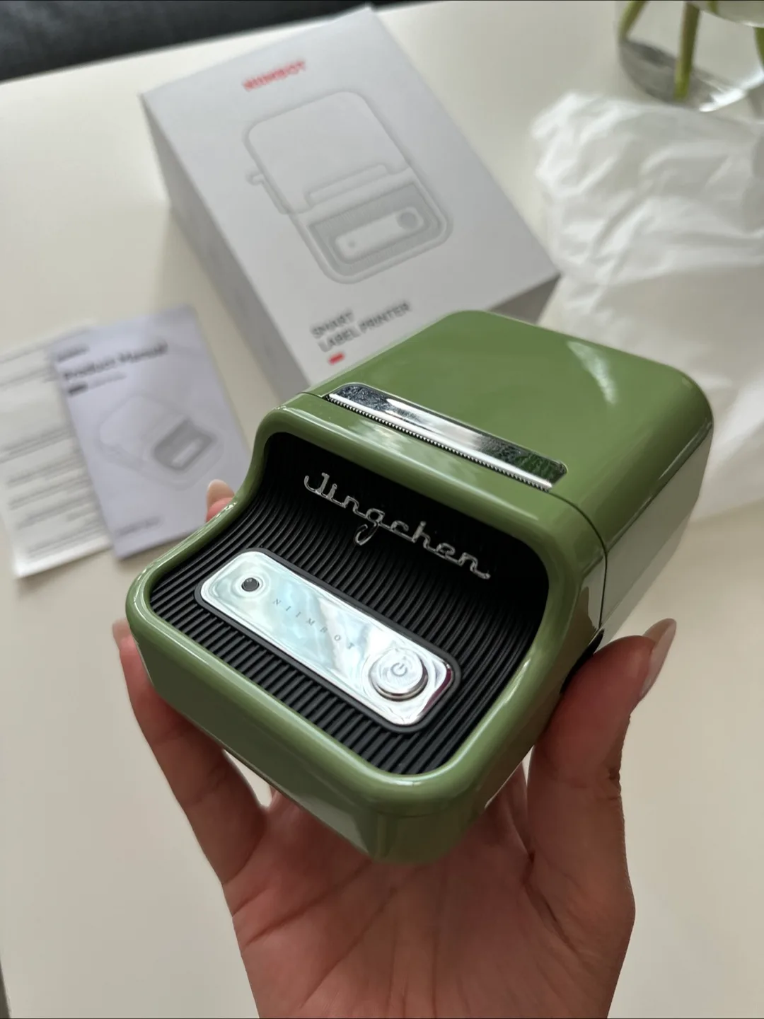 NiiMbot B21S Smart Label Printer - Green 💚 image indicator(2)