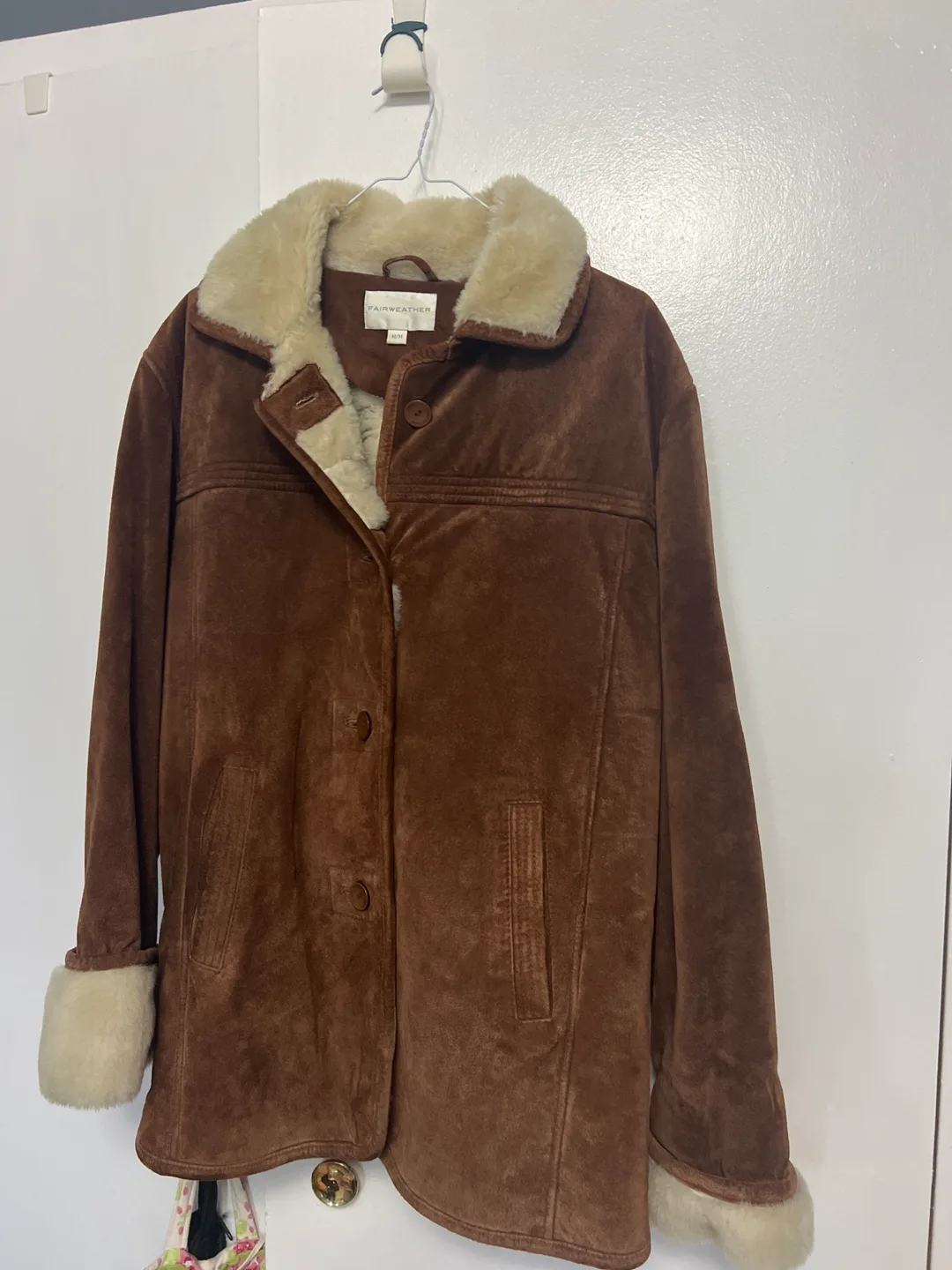 Fairweather Brown Suede Jacket - Size M thumbnail