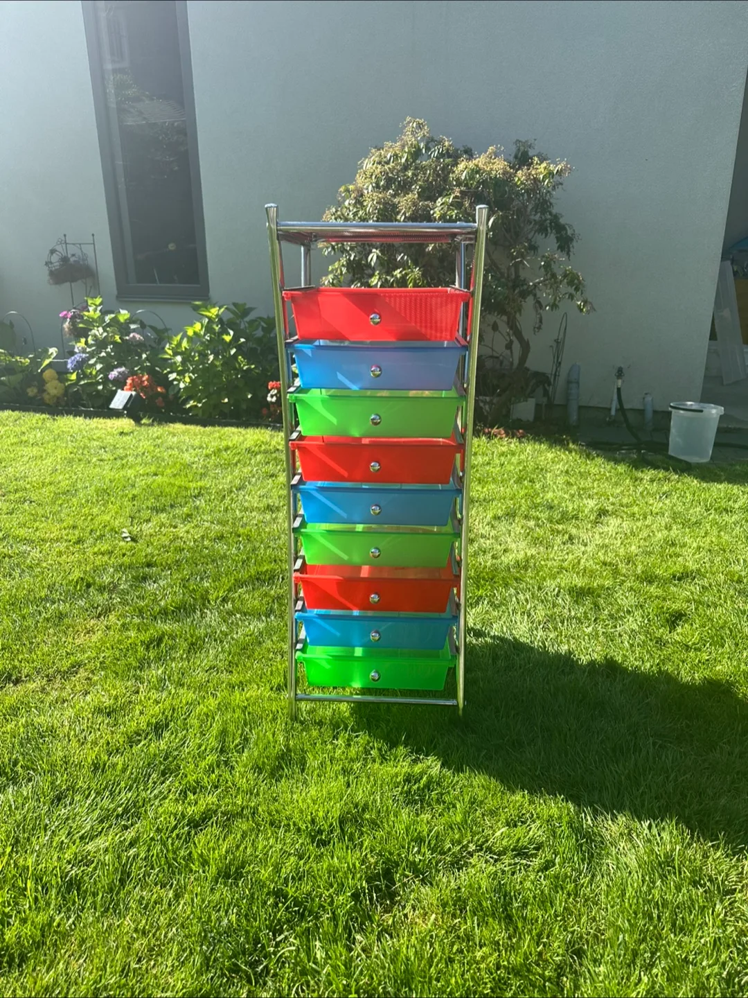 Storage Cart with Colourful Drawers thumbnail