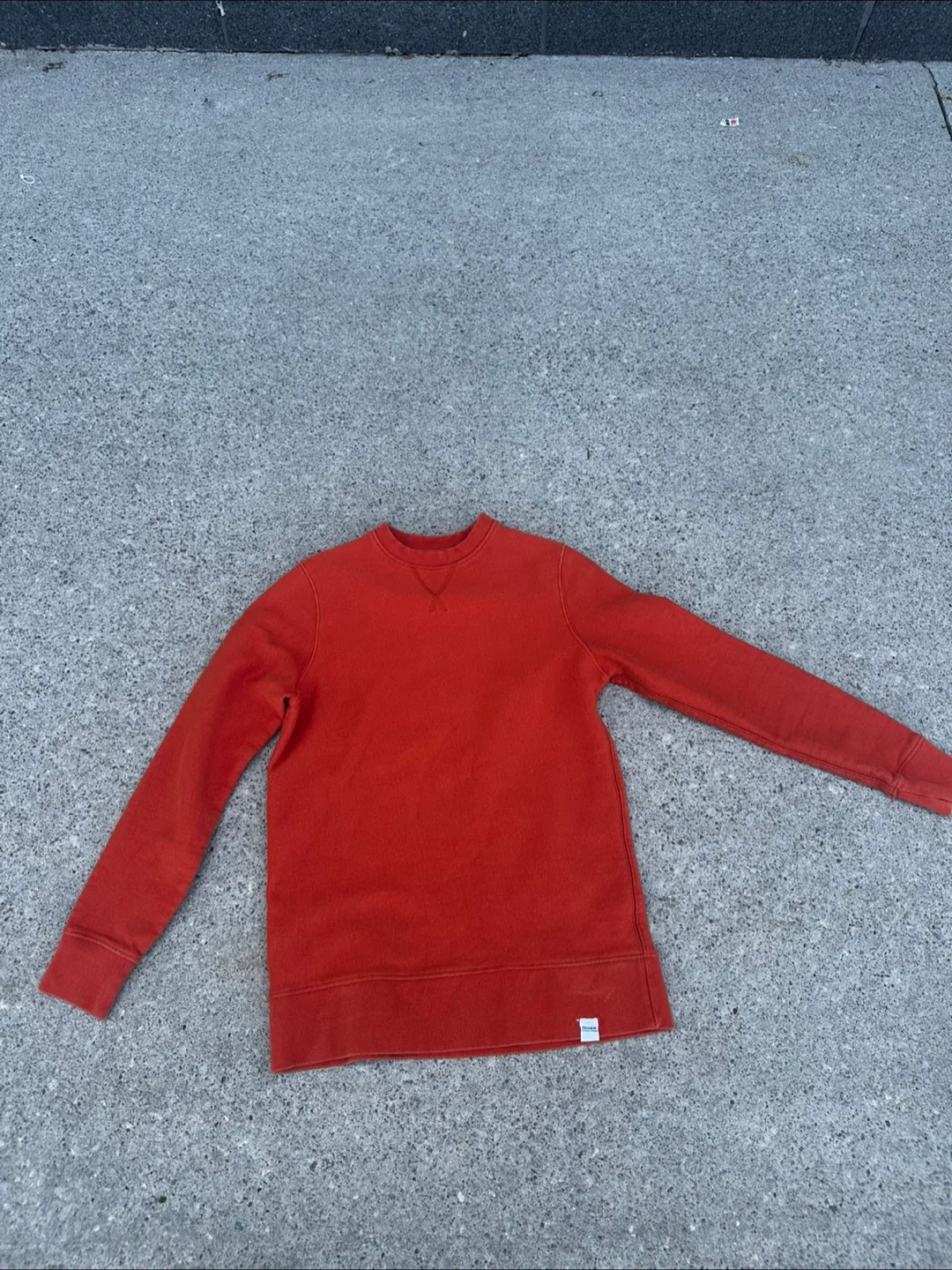 Pull&Bear Orange Crewneck Sweater thumbnail