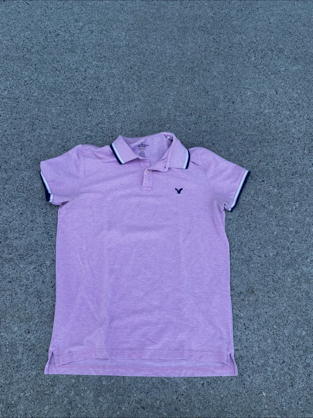 American Eagle Purple Polo Shirt thumbnail