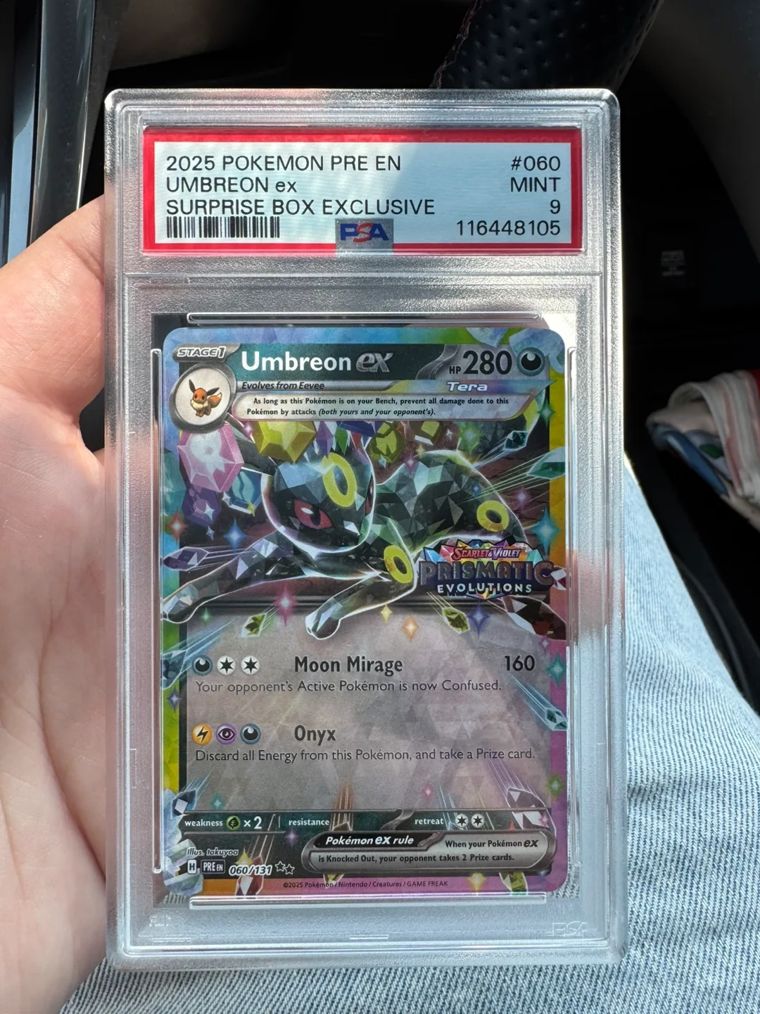Umbreon ex Pokemon Card - 2025 Pre EN thumbnail