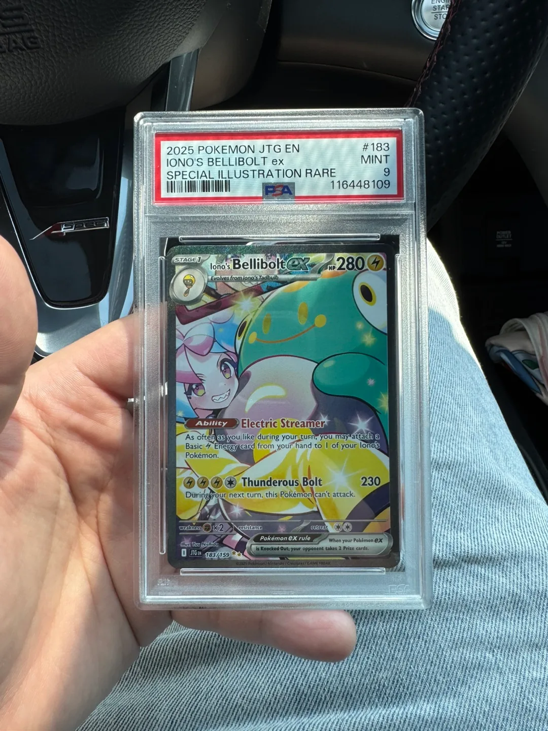 Iono's Bellibolt ex Special Illustration Rare Pokemon Card thumbnail
