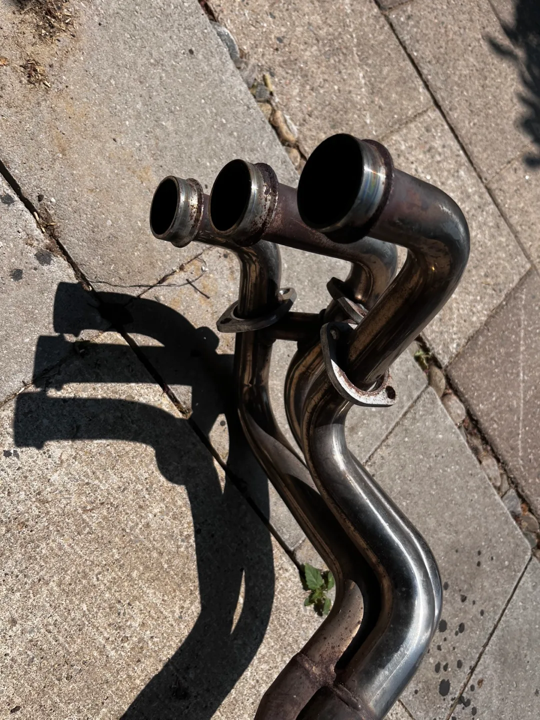 2018 Yamaha MT09 OEM exhaust mainfold image indicator(3)