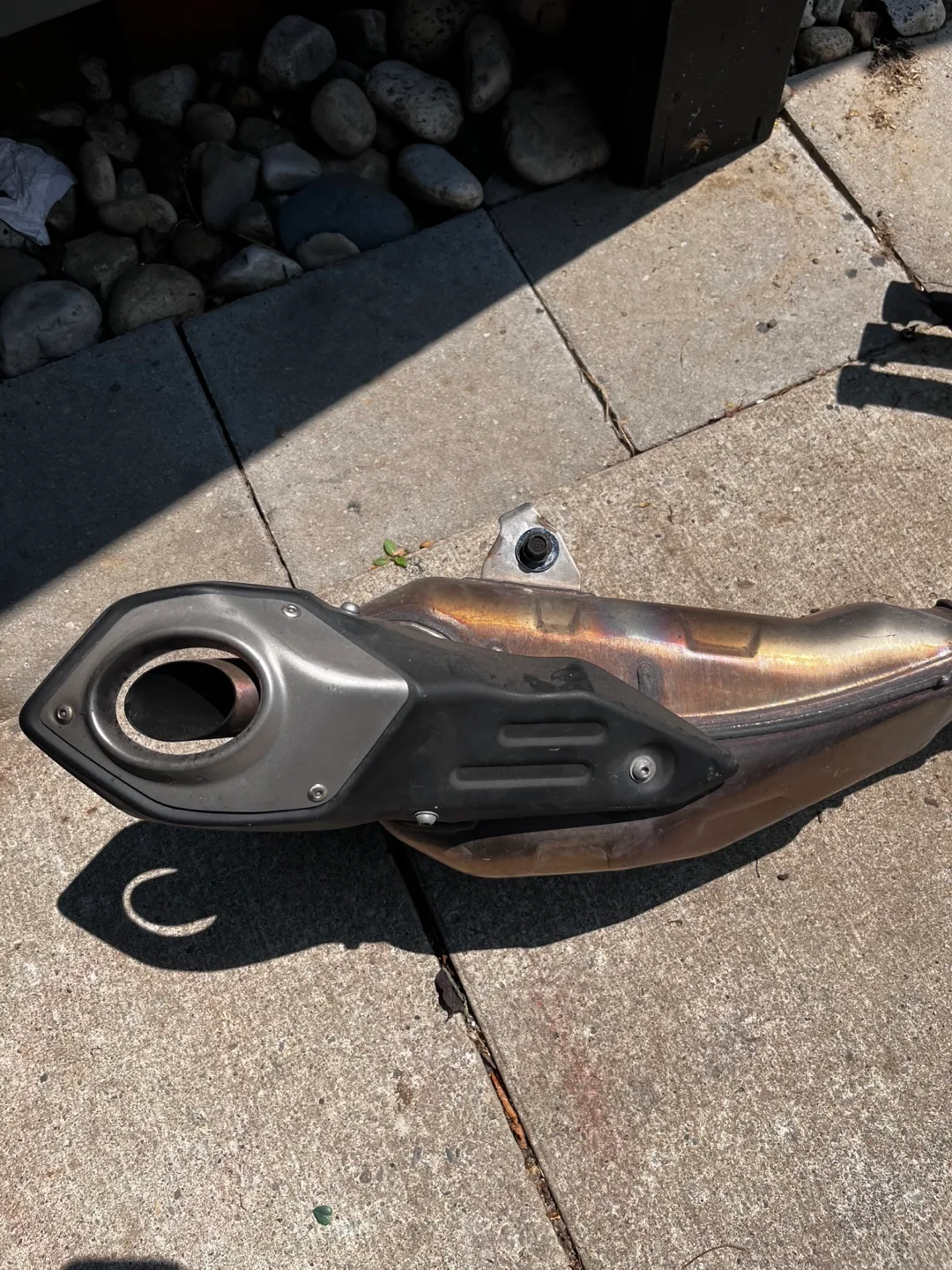 2018 Yamaha MT09 OEM exhaust mainfold image indicator(4)