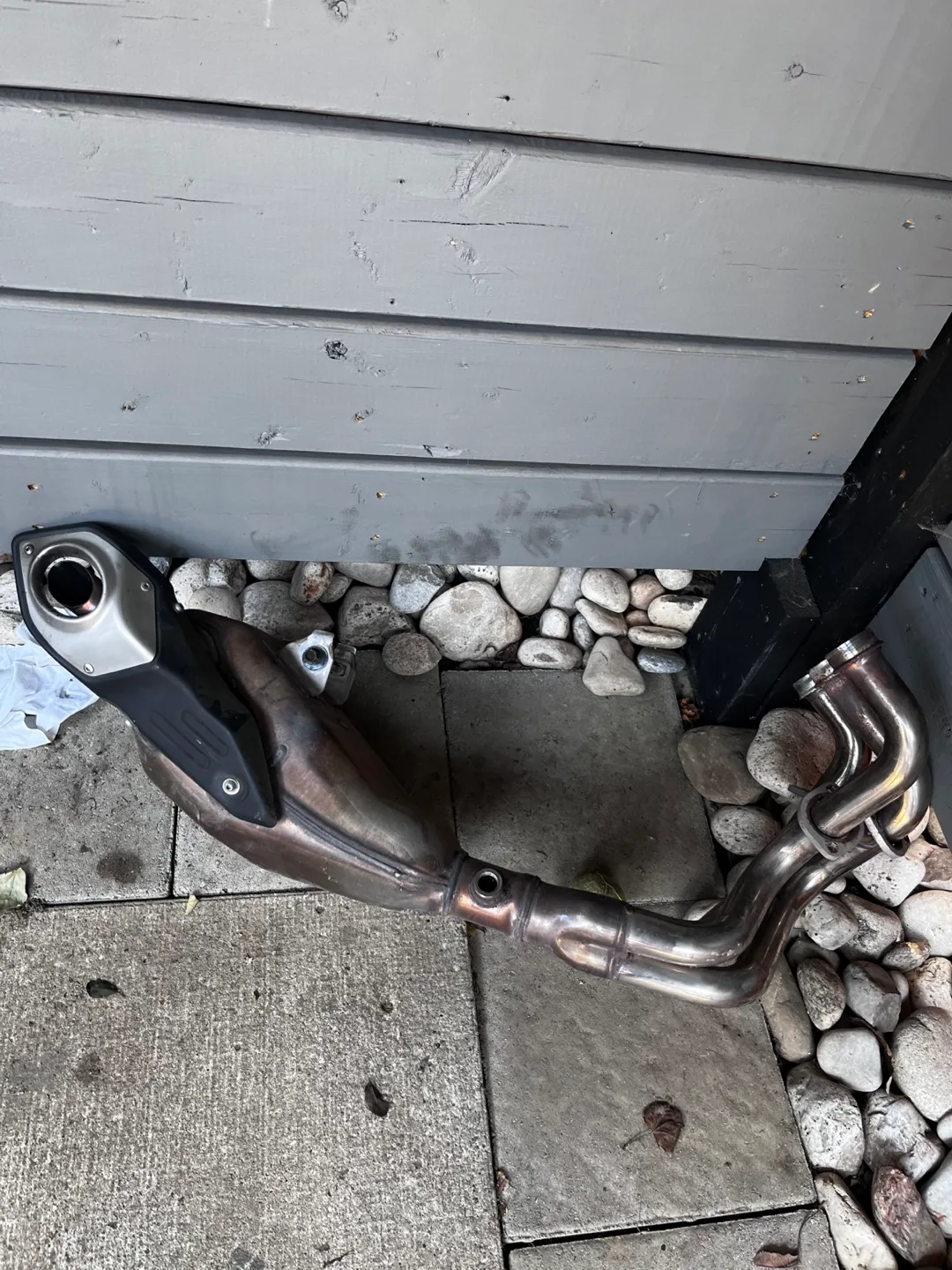 2018 Yamaha MT09 OEM exhaust mainfold image indicator(6)