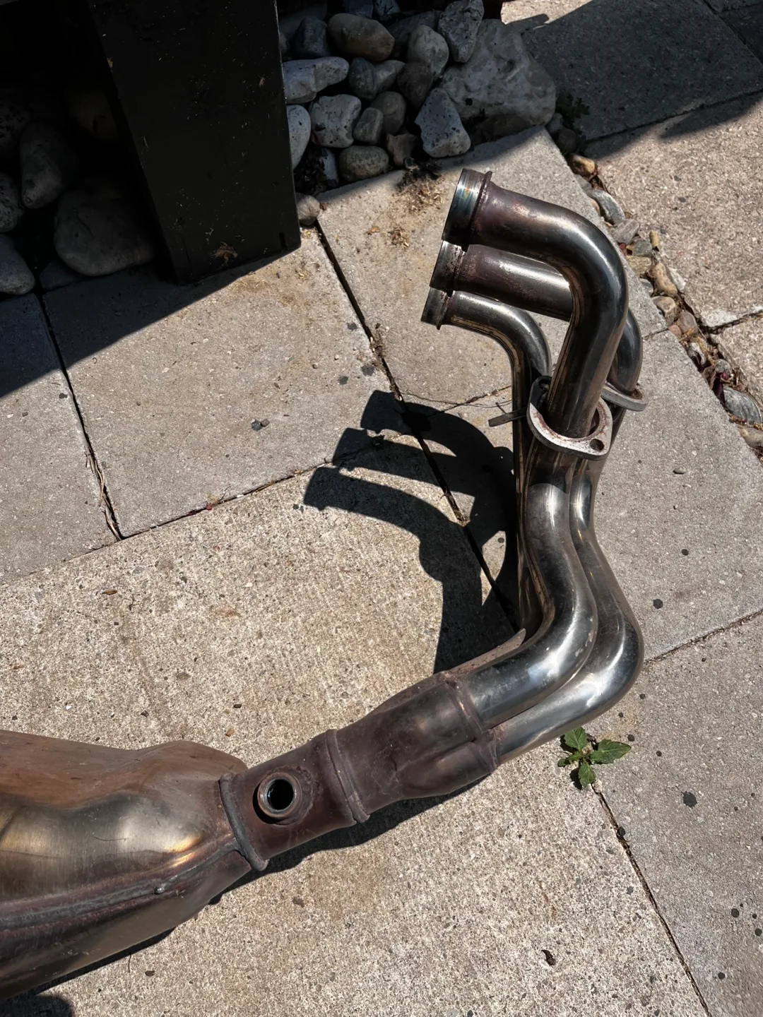 2018 Yamaha MT09 OEM exhaust mainfold image indicator(2)