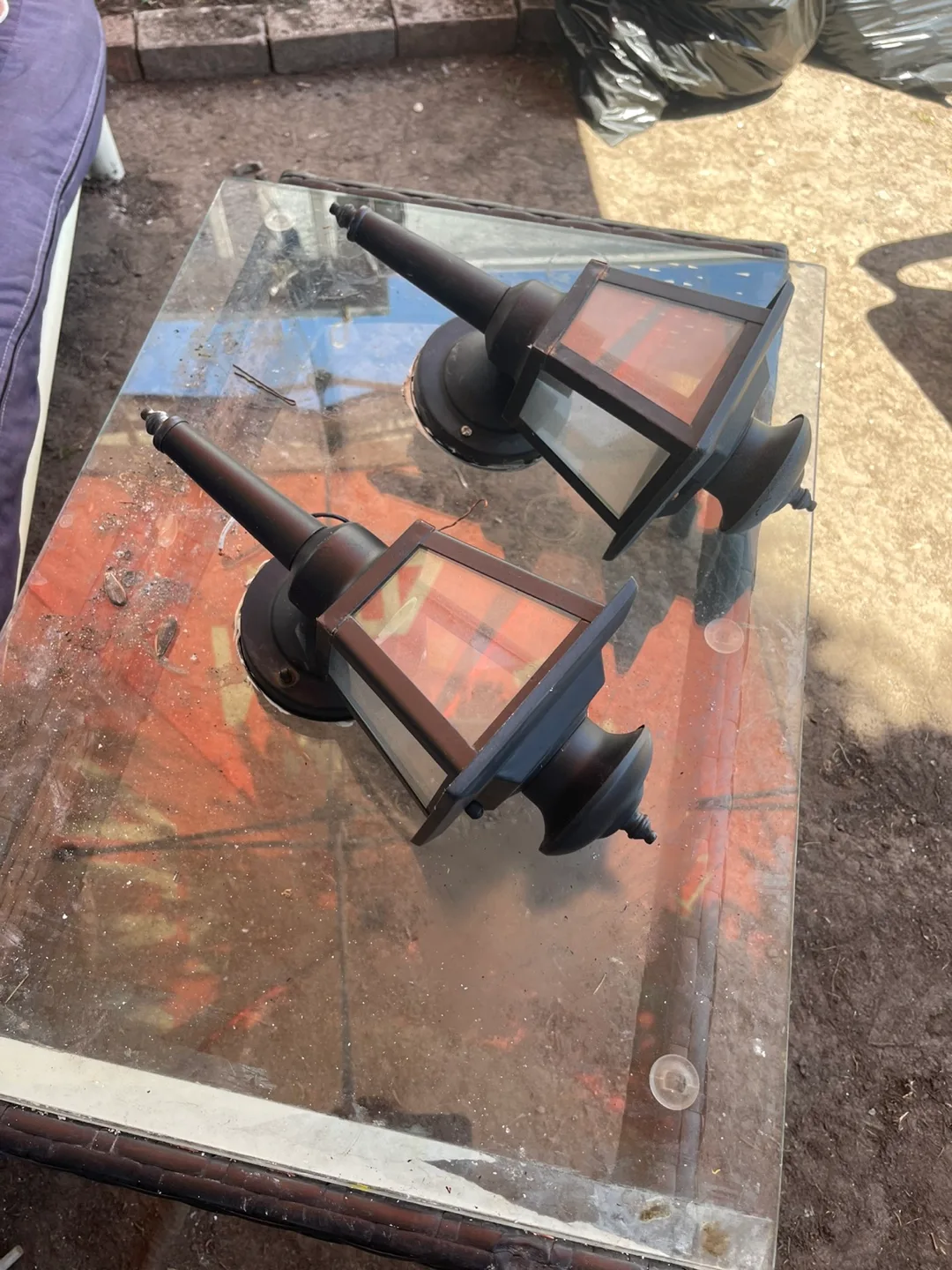 Outdoor Wall Mount Lanterns - Pair image indicator(3)