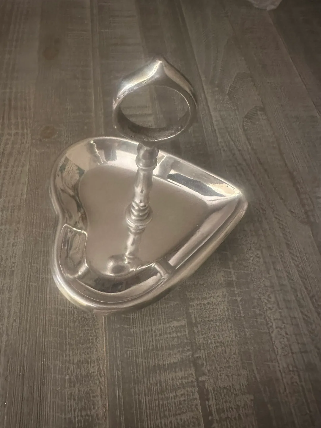 Heart-Shaped Silver Candy Dish image indicator(3)