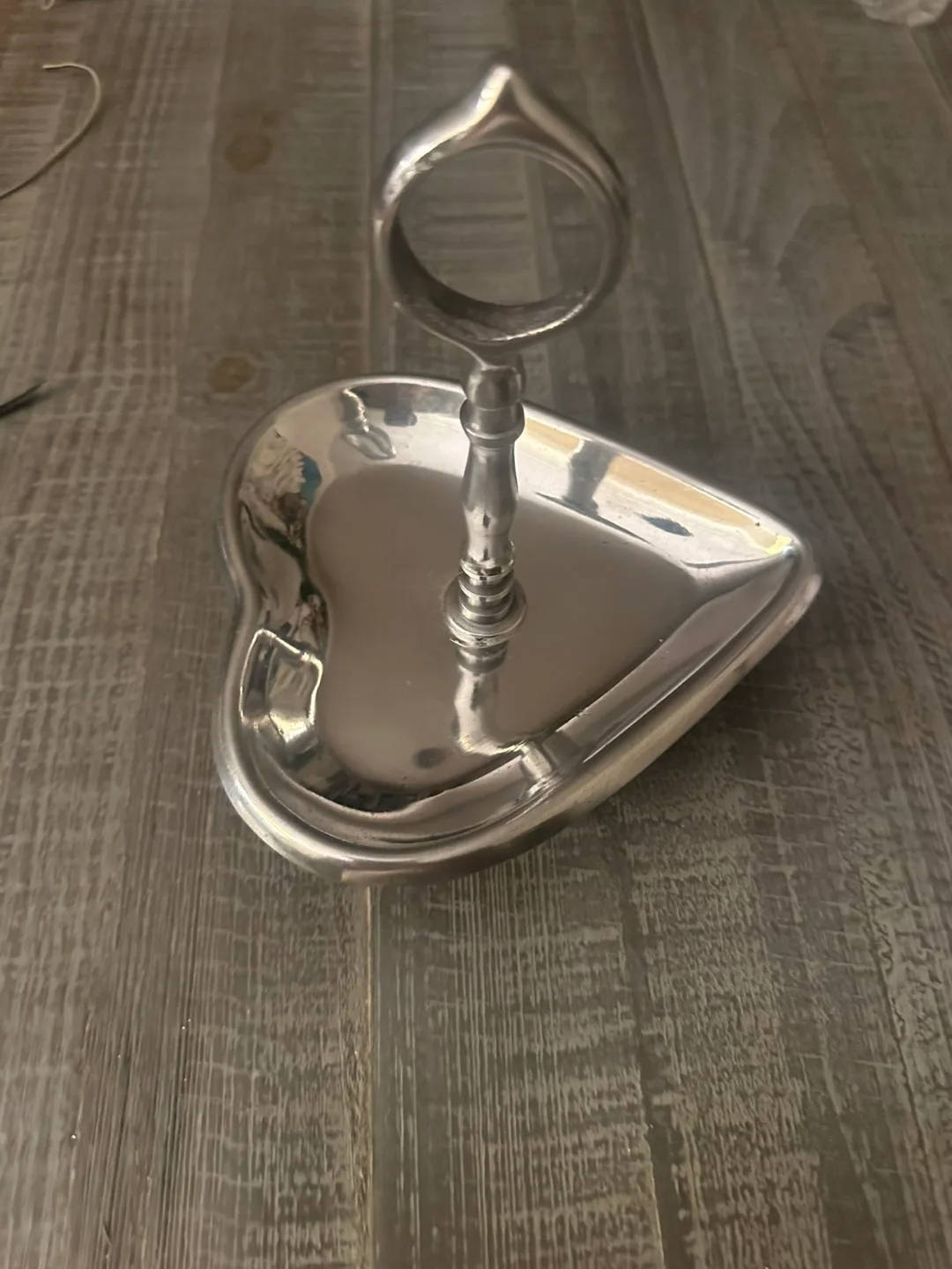 Heart-Shaped Silver Candy Dish image indicator(2)