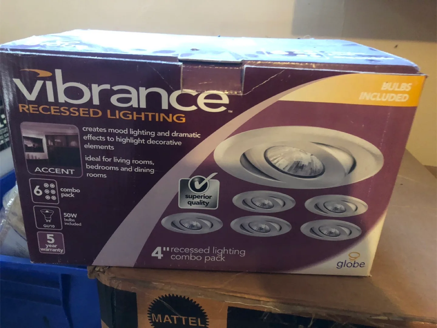 Vibrance Recessed Lighting 4" 5-Pack - New in Box! thumbnail