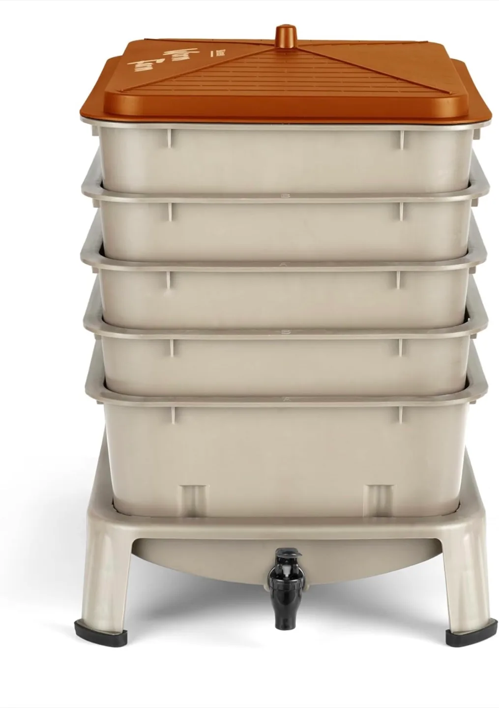 Worm Farm 5-Tray Composter - Gold image indicator(5)